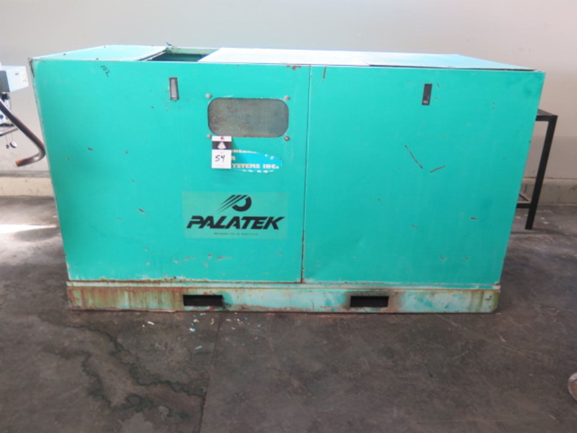 Sullivan Palatek mdl. 15DT 15Hp Rotary Vane Air Comp s/n 07D002 w/ 125 PSIG, 36,132 Hrs, SOLD AS IS