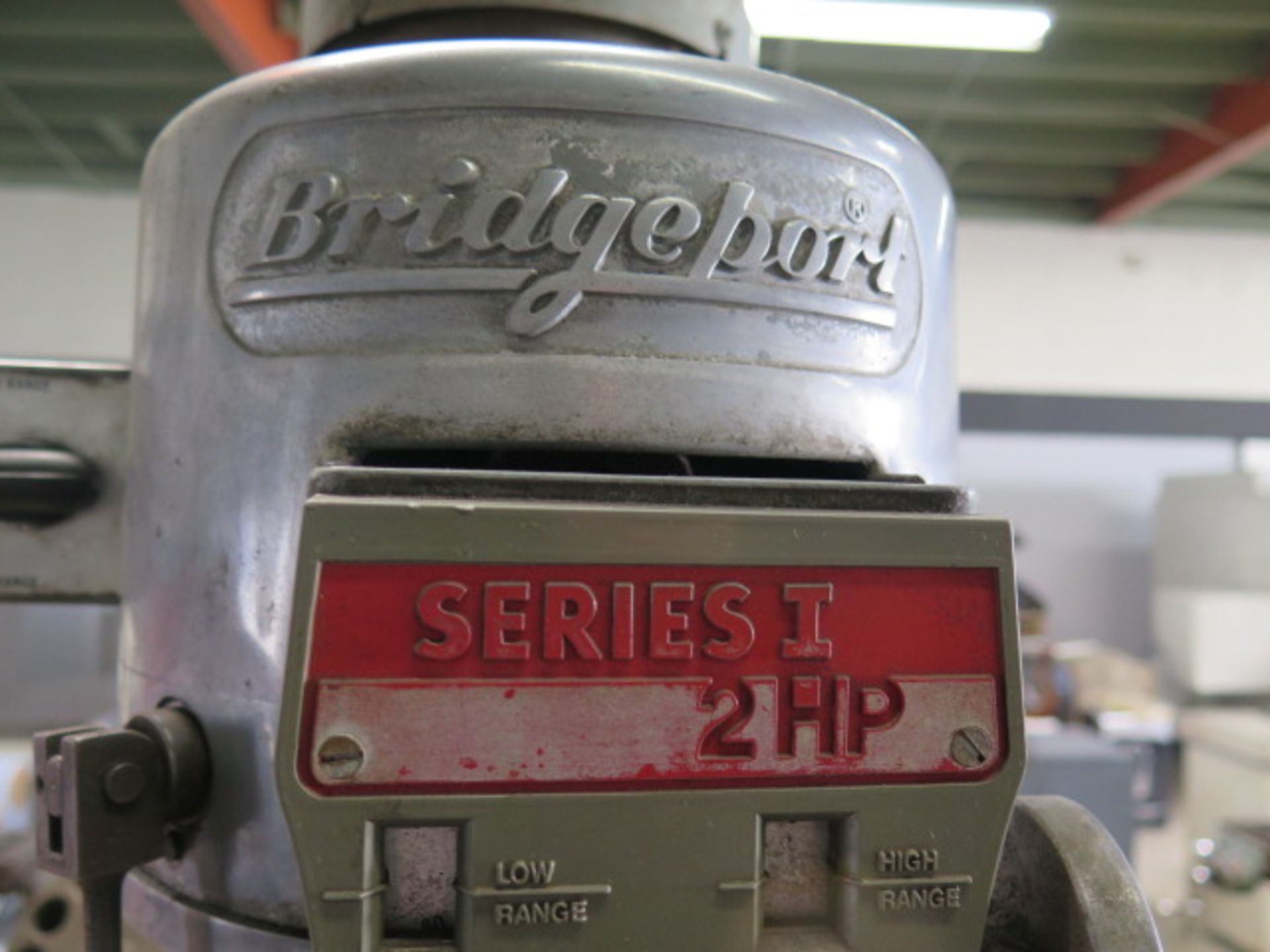 Bridgeport Serries 1 – 2Hp Vertical Mill w/ 60-4200 RPM, Chrome Ways, 9” x 42” Table, SOLD AS IS - Image 3 of 10