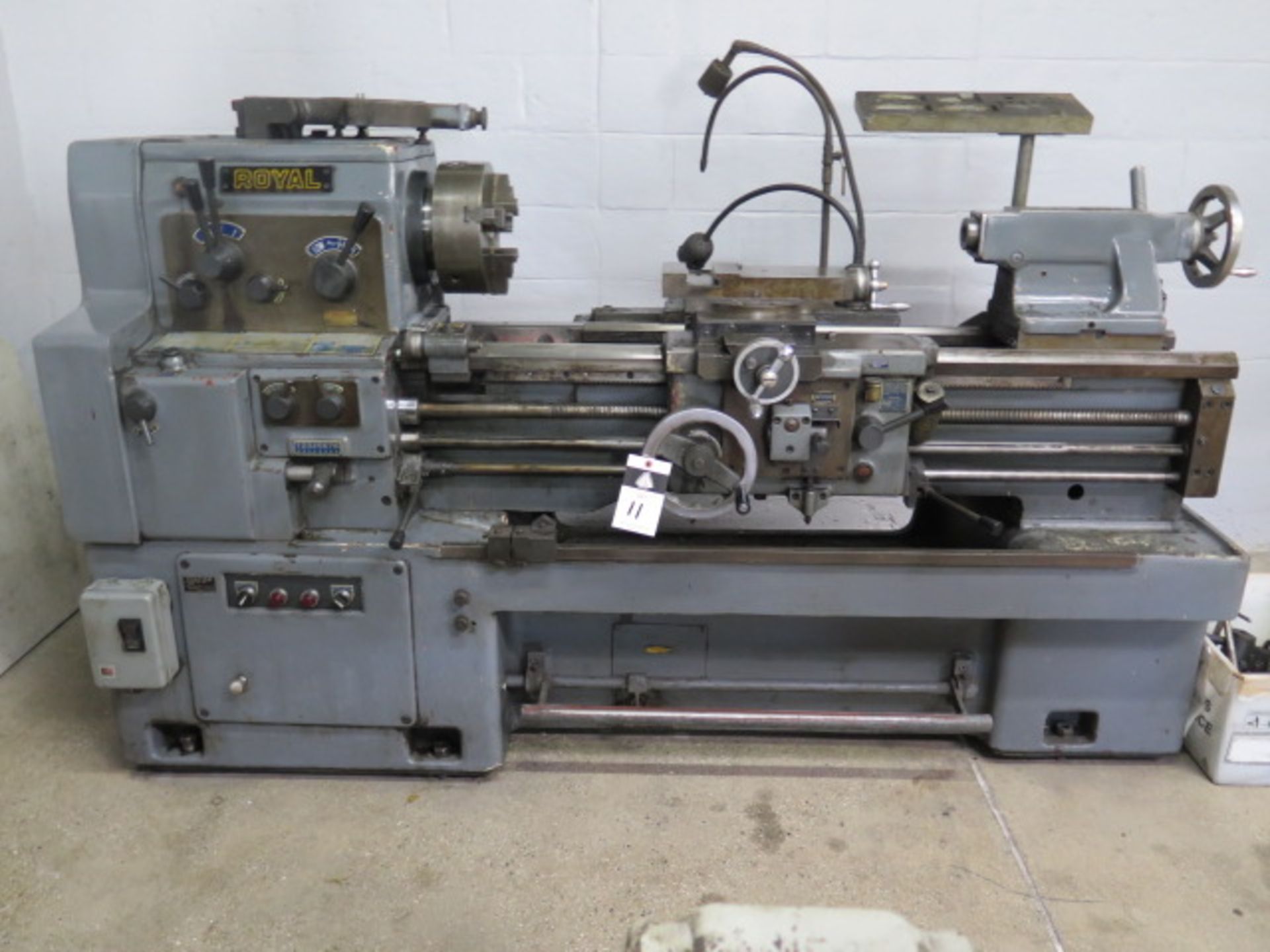 Royal 17” x 42” Geared Head Gap Bed Lathe s/n 79C928 w/ 32-1800 RPM, Taper Attachment, SOLD AS IS