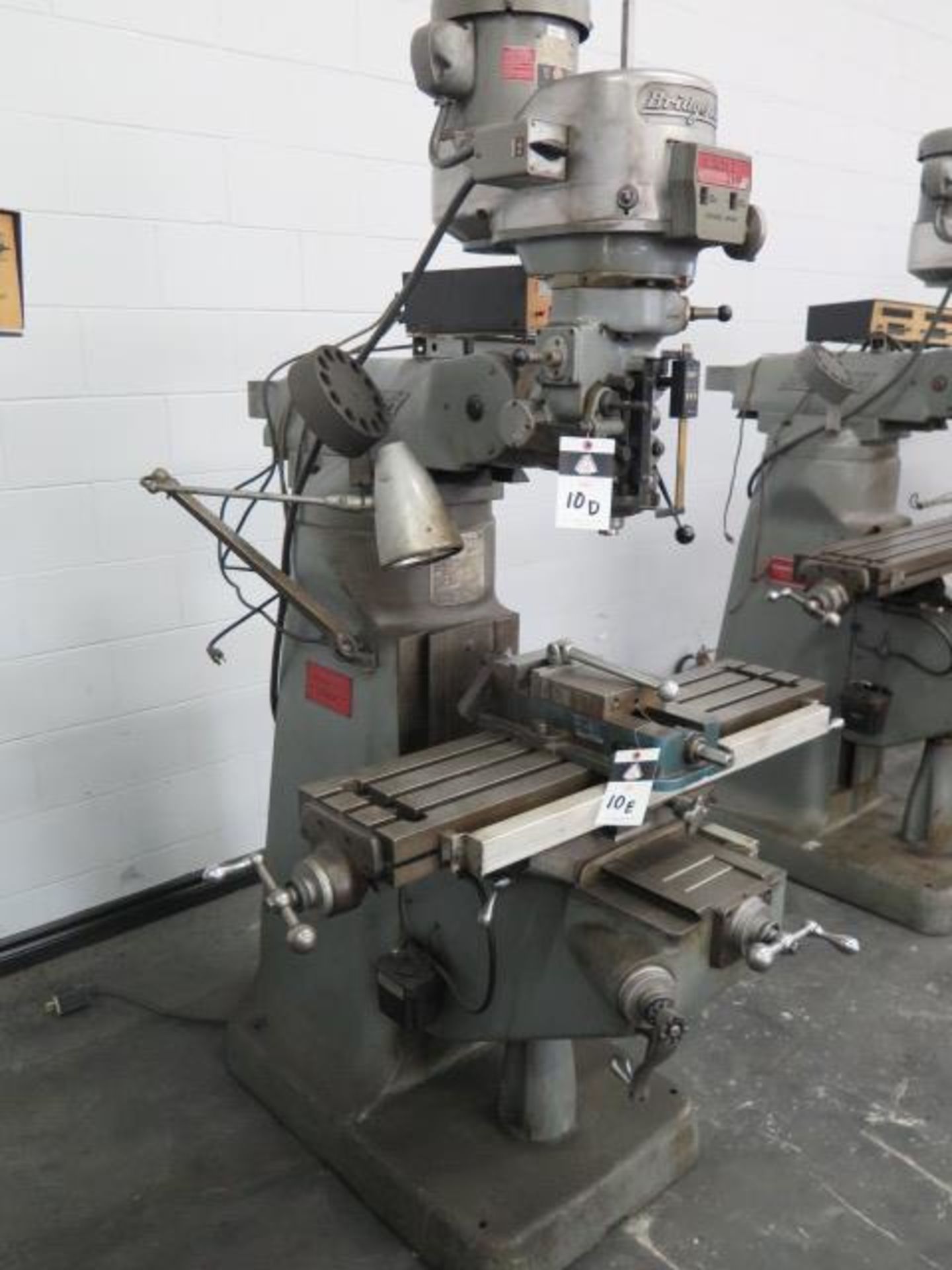 Bridgeport Series 1 - 2Hp Vertical Mill s/n 226157 w/ Heidenhain DRO, Mitut "Z" Scale, SOLD AS IS - Image 3 of 8