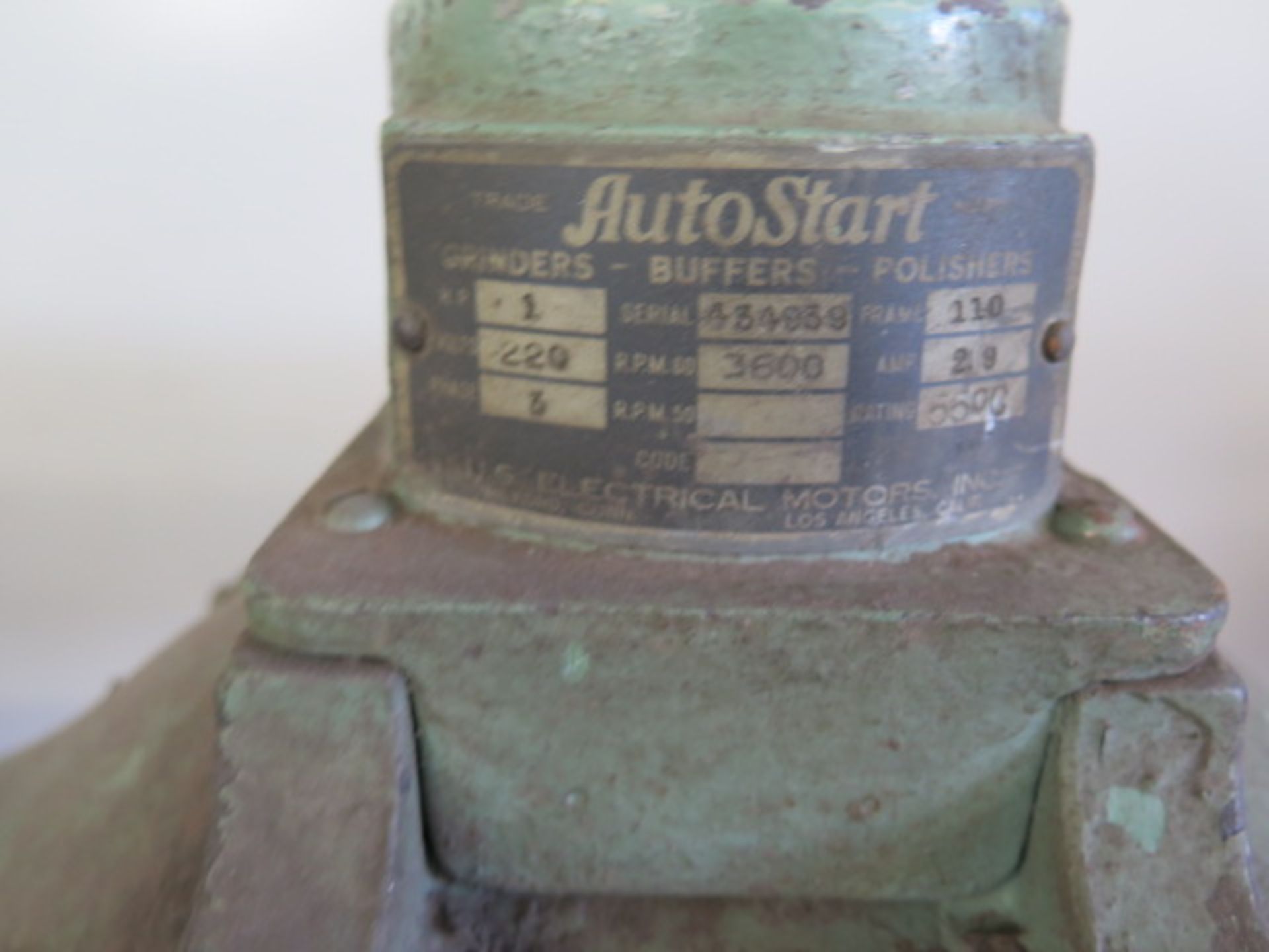 Autostart 8" Pedestal Grinder (SOLD AS-IS - NO WARRANTY) - Image 6 of 6