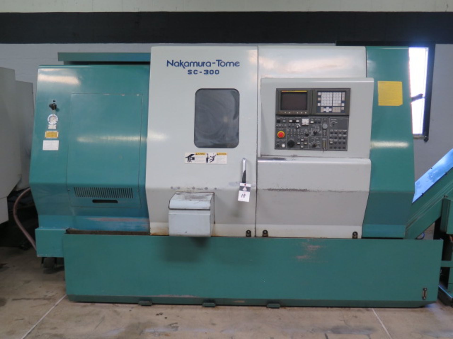 Nakamura-Tome SC-300 CNC Turning Center s/n S303902 w/ Fanuc Series 21-T Controls, SOLD AS IS