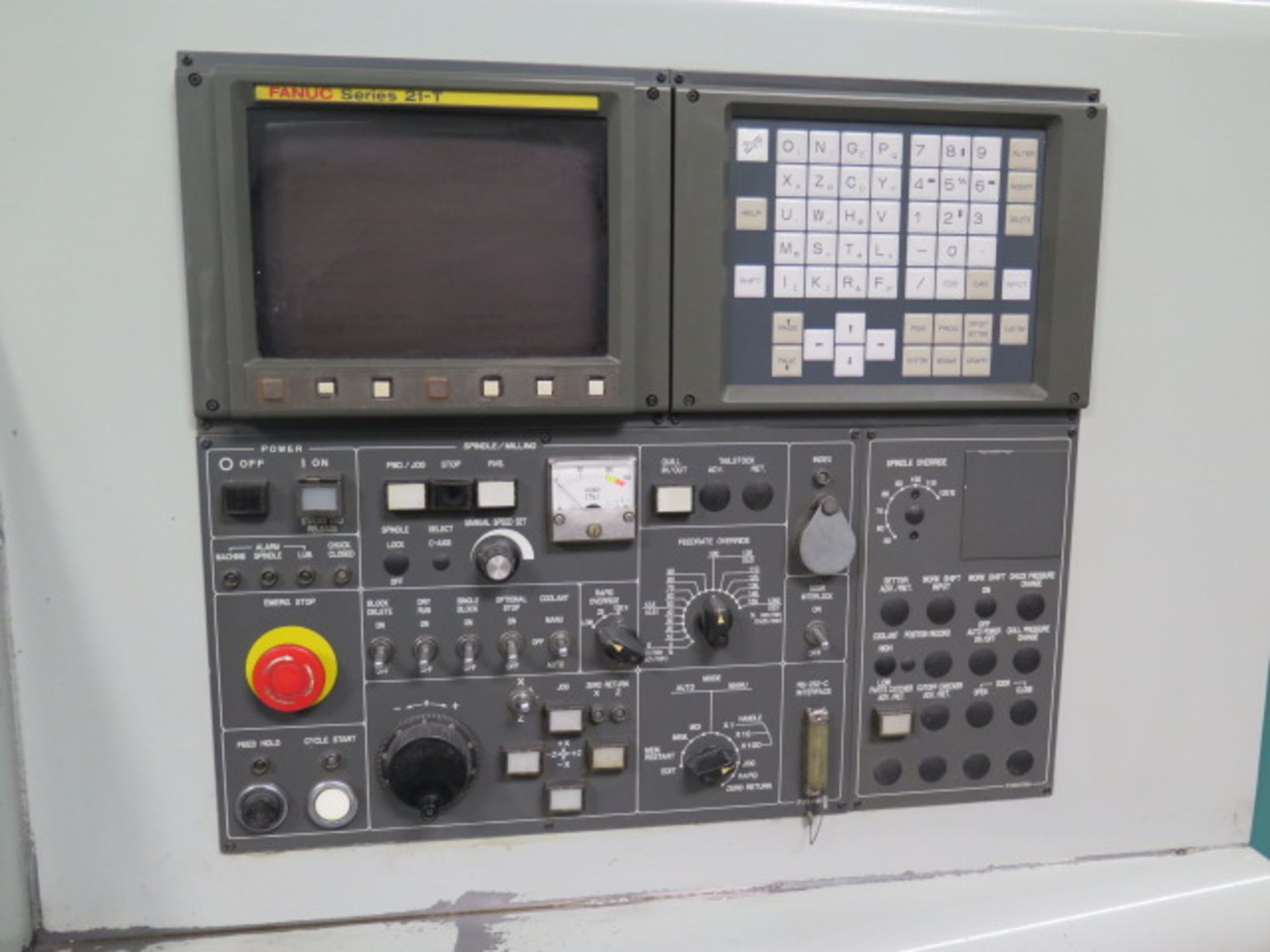 Nakamura-Tome SC-300 CNC Turning Center s/n S303902 w/ Fanuc Series 21-T Controls, SOLD AS IS - Image 5 of 20