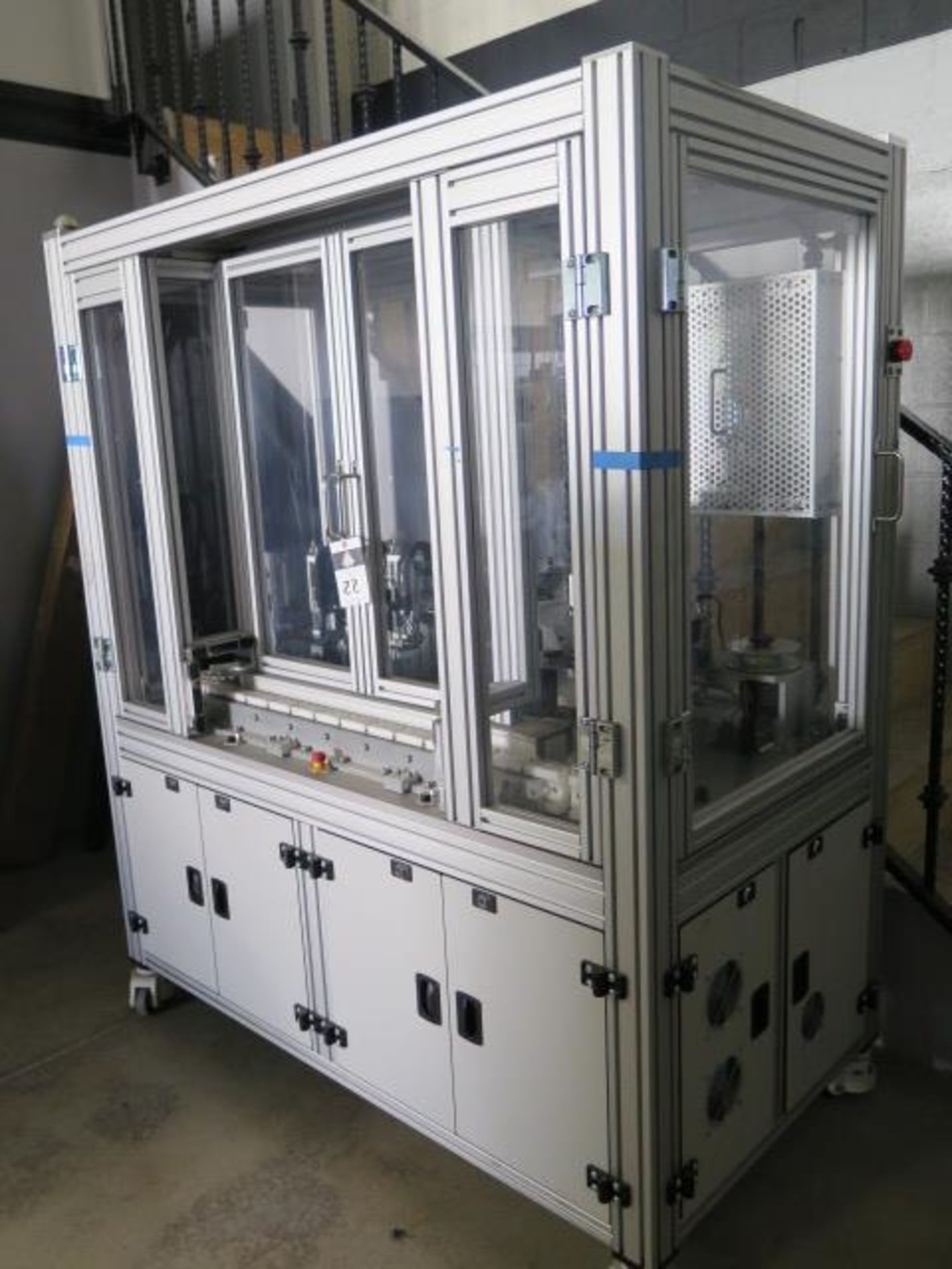 Automated Vitamin D Machine Line w/ PLC Controls, Tube and Cap Feeders, Enclosure SOLD AS-IS - Image 3 of 20