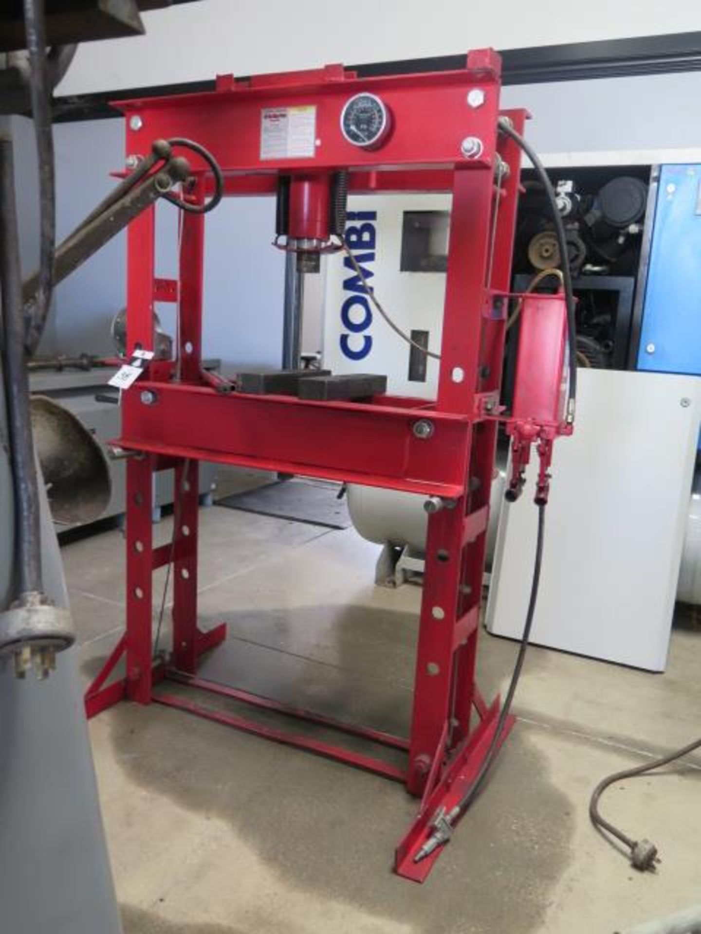 Central Hydraulics 50-Ton Hydraulic H-Frame Press (SOLD AS-IS - NO WARRANTY) - Image 2 of 9