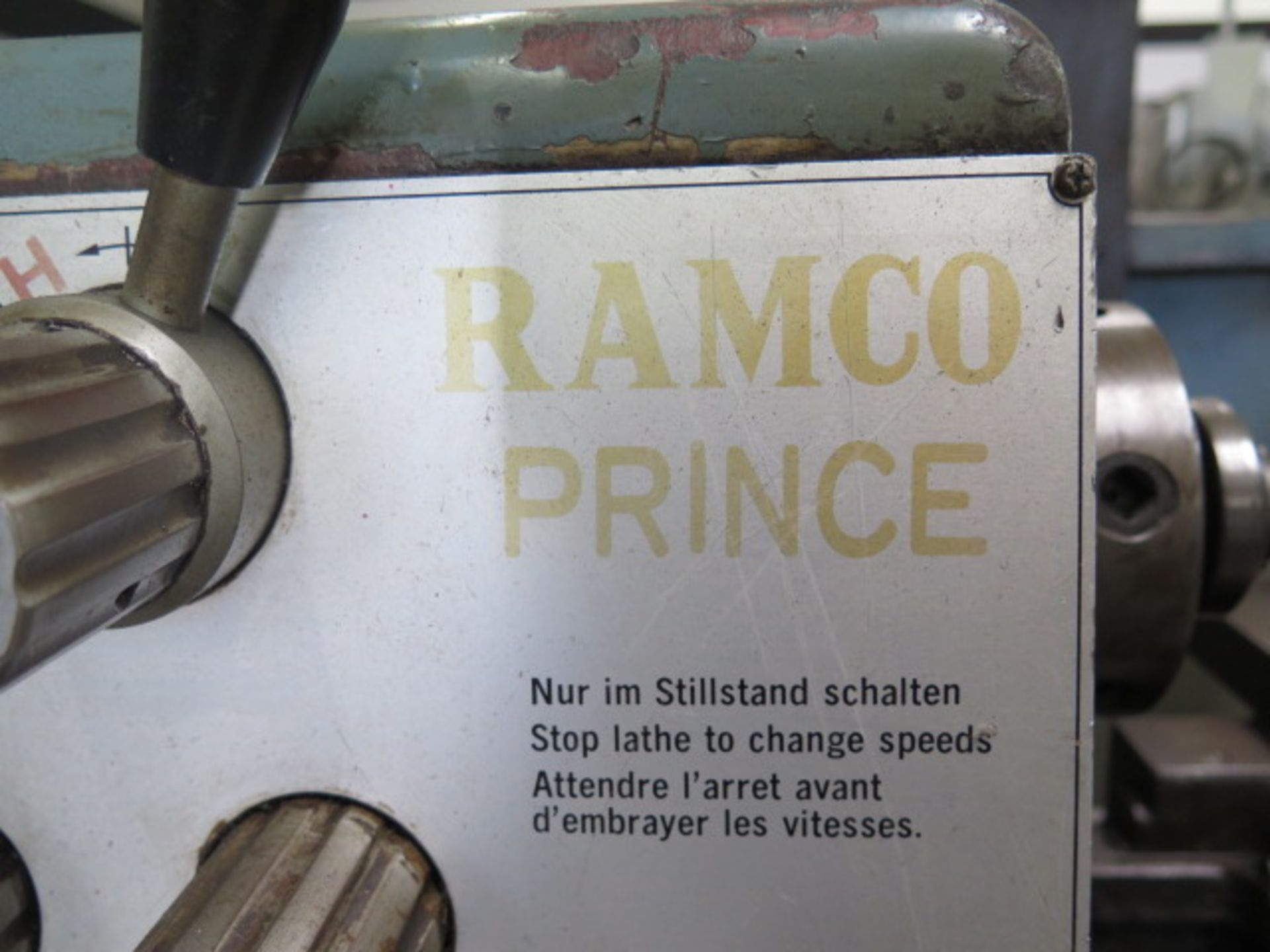 Ramco "Prince" 11" x 30" Geared Head Lathe s/n 4064 w/ 105-2000 RPM, Inch/mm Threading, Tailstock, - Image 4 of 17