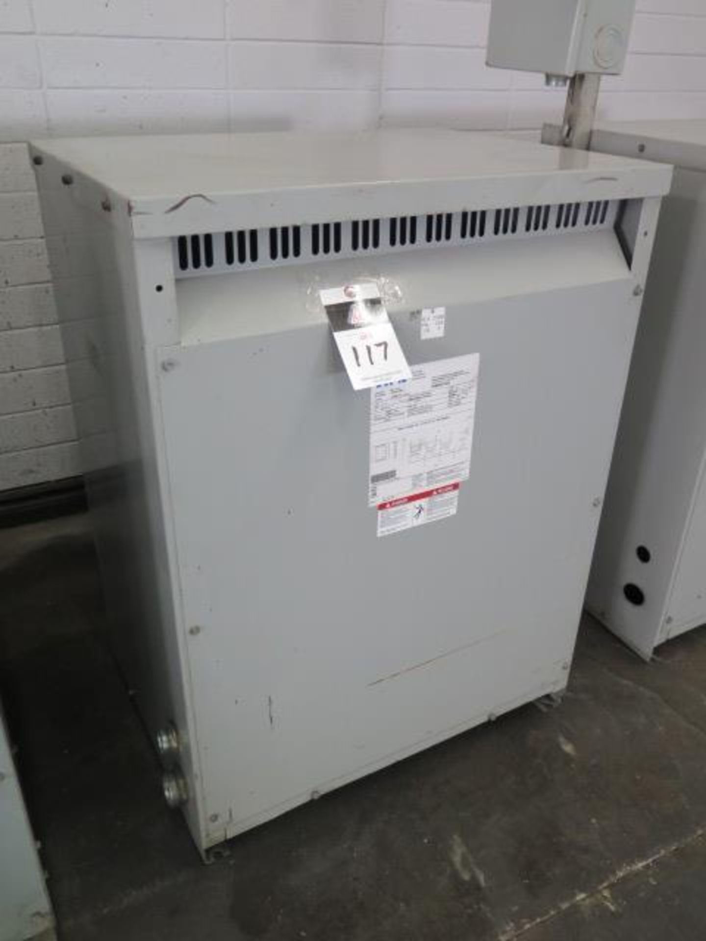 Eaton 75kVA Transformer 480-208Y/120 (SOLD AS-IS - NO WARRANTY) - Image 2 of 3