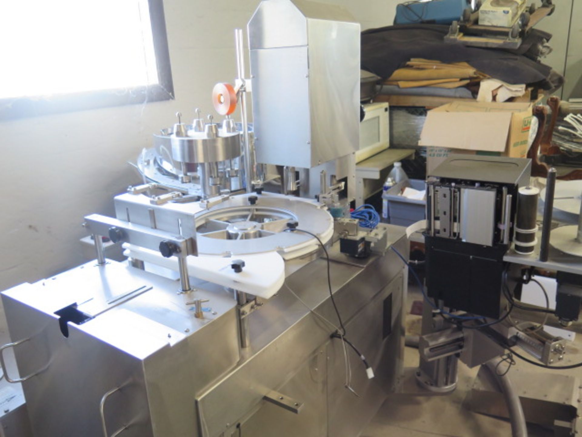 2015 COZOLLI RFC-140 Liquid Filling Line, Rated 12-120ML, Labeling Station to Monobloc, SOLD AS IS - Image 9 of 38