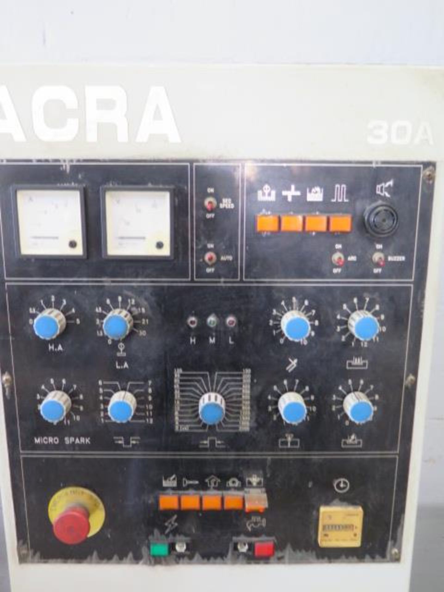 1997 Acra 812 mdl. M812/30A Die Sinker EDM Machine s/n ACRA1204M w/ Acra 30A Power Source,SOLD AS IS - Image 6 of 25