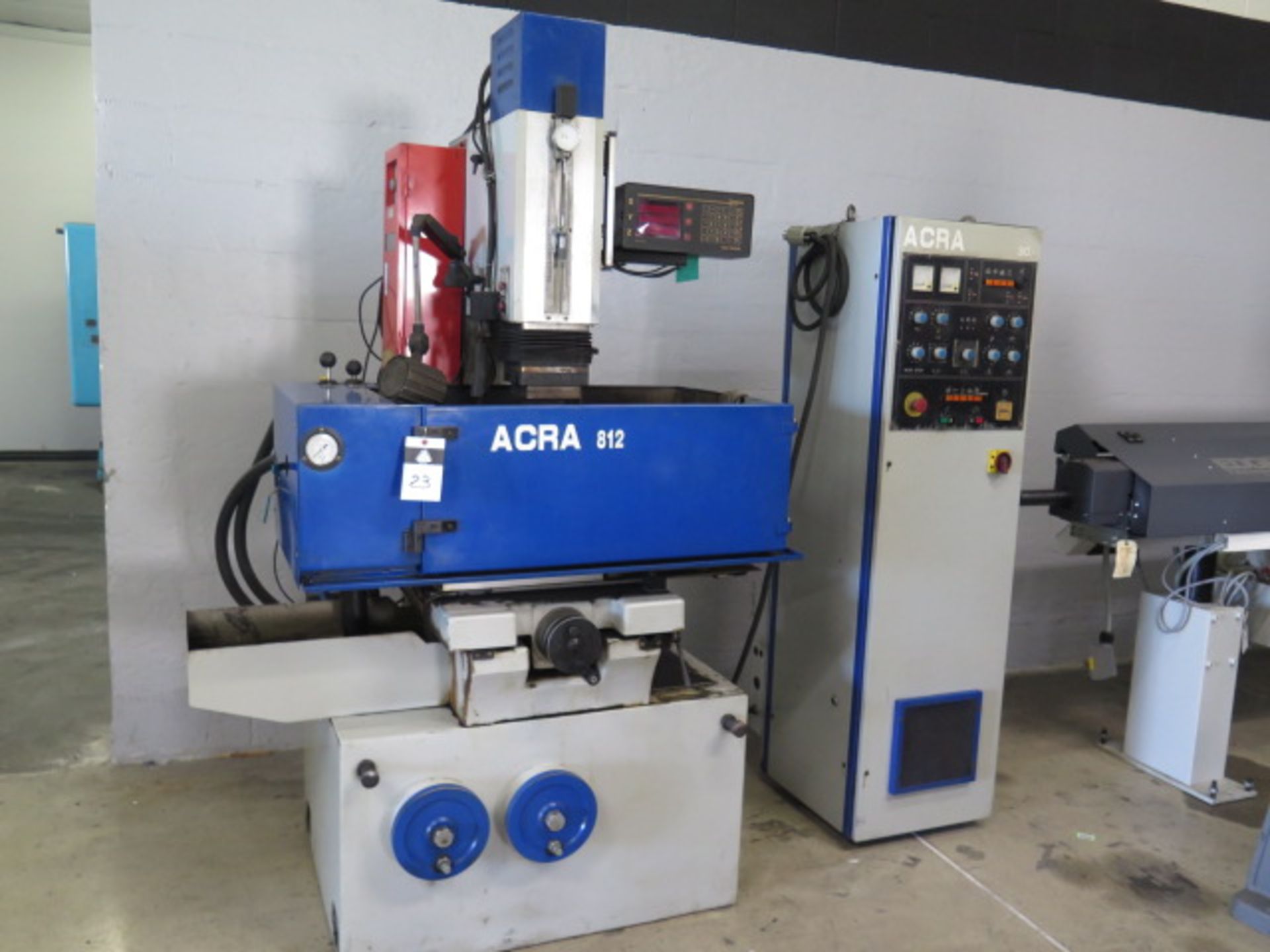 1997 Acra 812 mdl. M812/30A Die Sinker EDM Machine s/n ACRA1204M w/ Acra 30A Power Source,SOLD AS IS