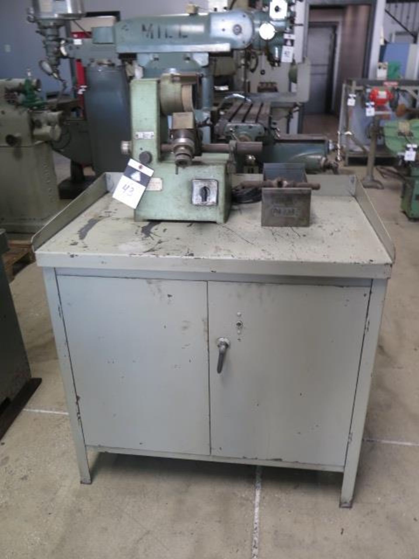 Kirba Precision Tool Grinder w/ Cabinet Base and Misc (SOLD AS-IS - NO WARRANTY) - Image 2 of 12