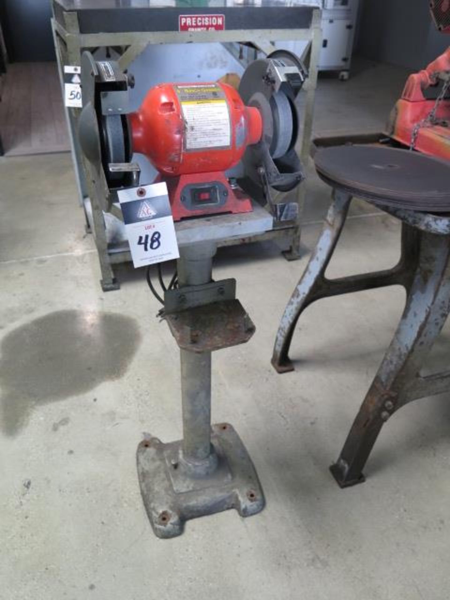 Central Machinery 8” Pedestal Grinder (SOLD AS-IS - NO WARRANTY)