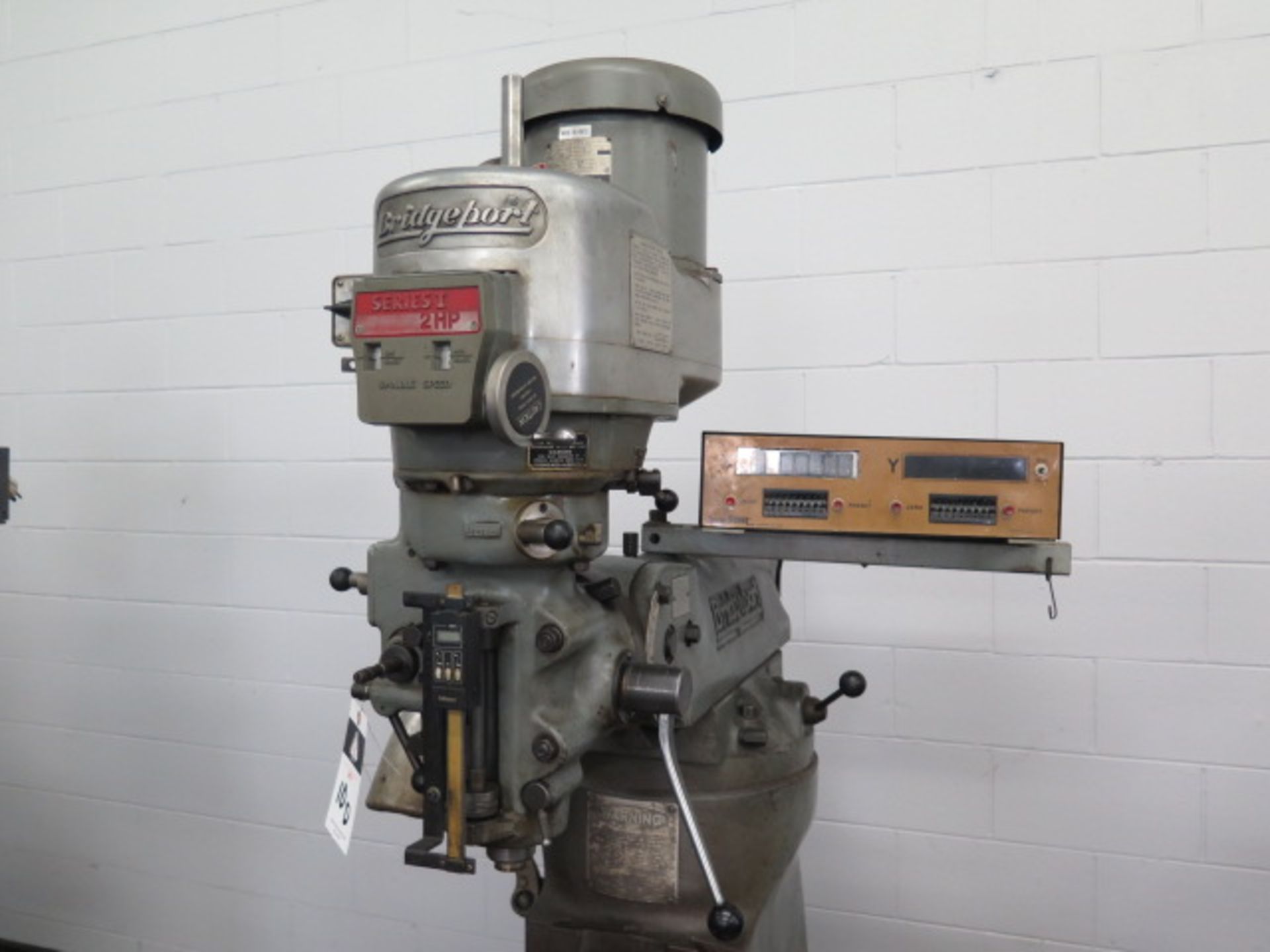 Bridgeport Series 1 - 2Hp Vertical Mill s/n 226157 w/ Heidenhain DRO, Mitut "Z" Scale, SOLD AS IS - Image 4 of 8