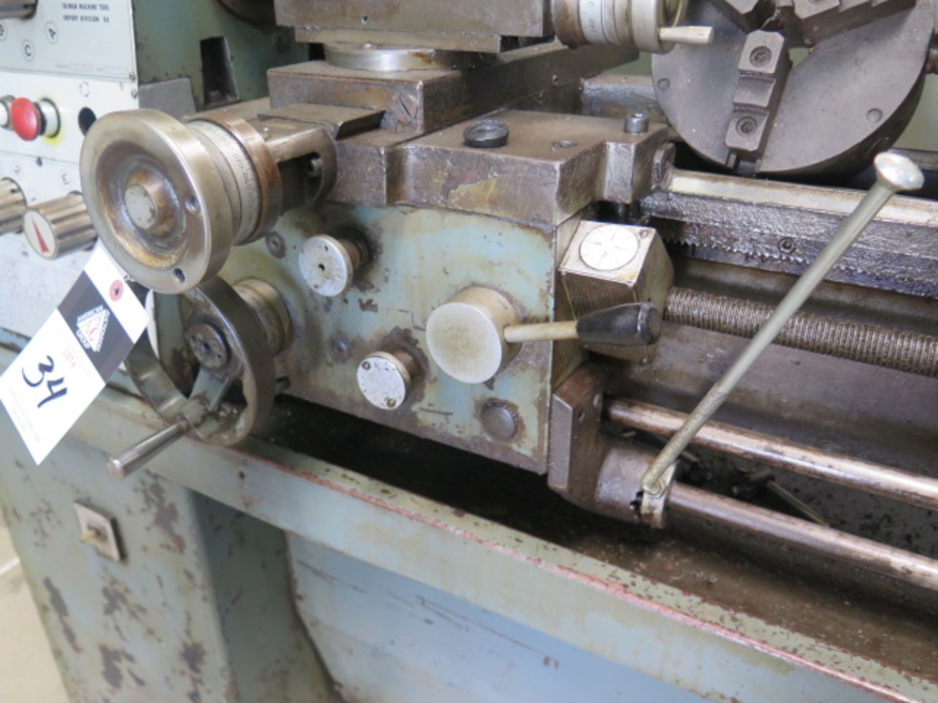 Ramco "Prince" 11" x 30" Geared Head Lathe s/n 4064 w/ 105-2000 RPM, Inch/mm Threading, Tailstock, - Image 16 of 17