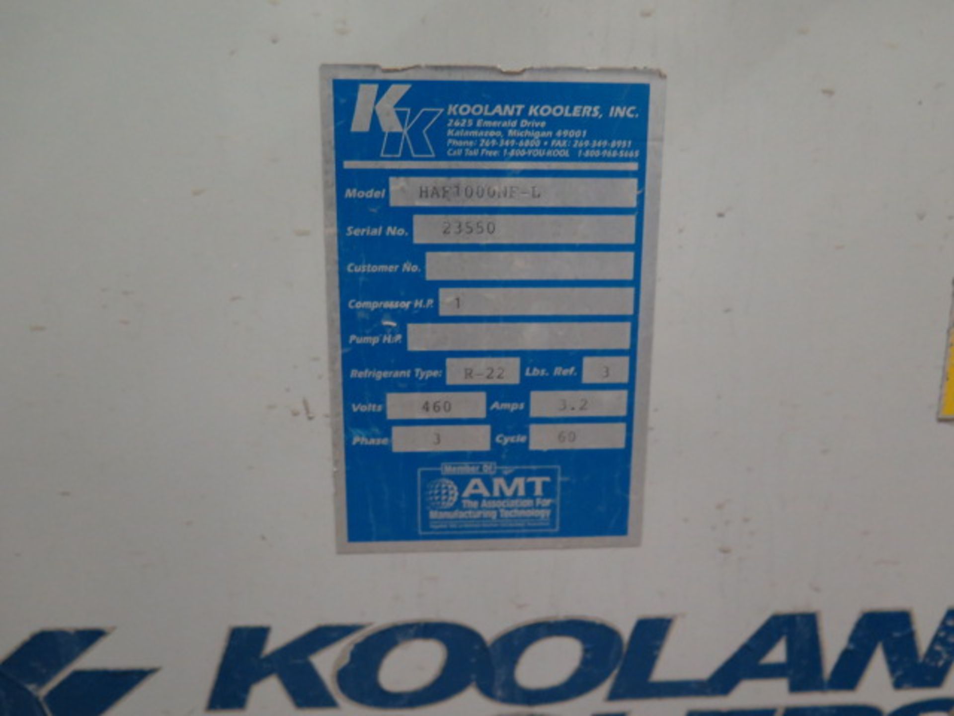 DC Dimplex / Koolant Koolers Chiller Unit (NEW UNIT For Omax WaterJets) (SOLD AS-IS - NO WARRANTY) - Image 6 of 6