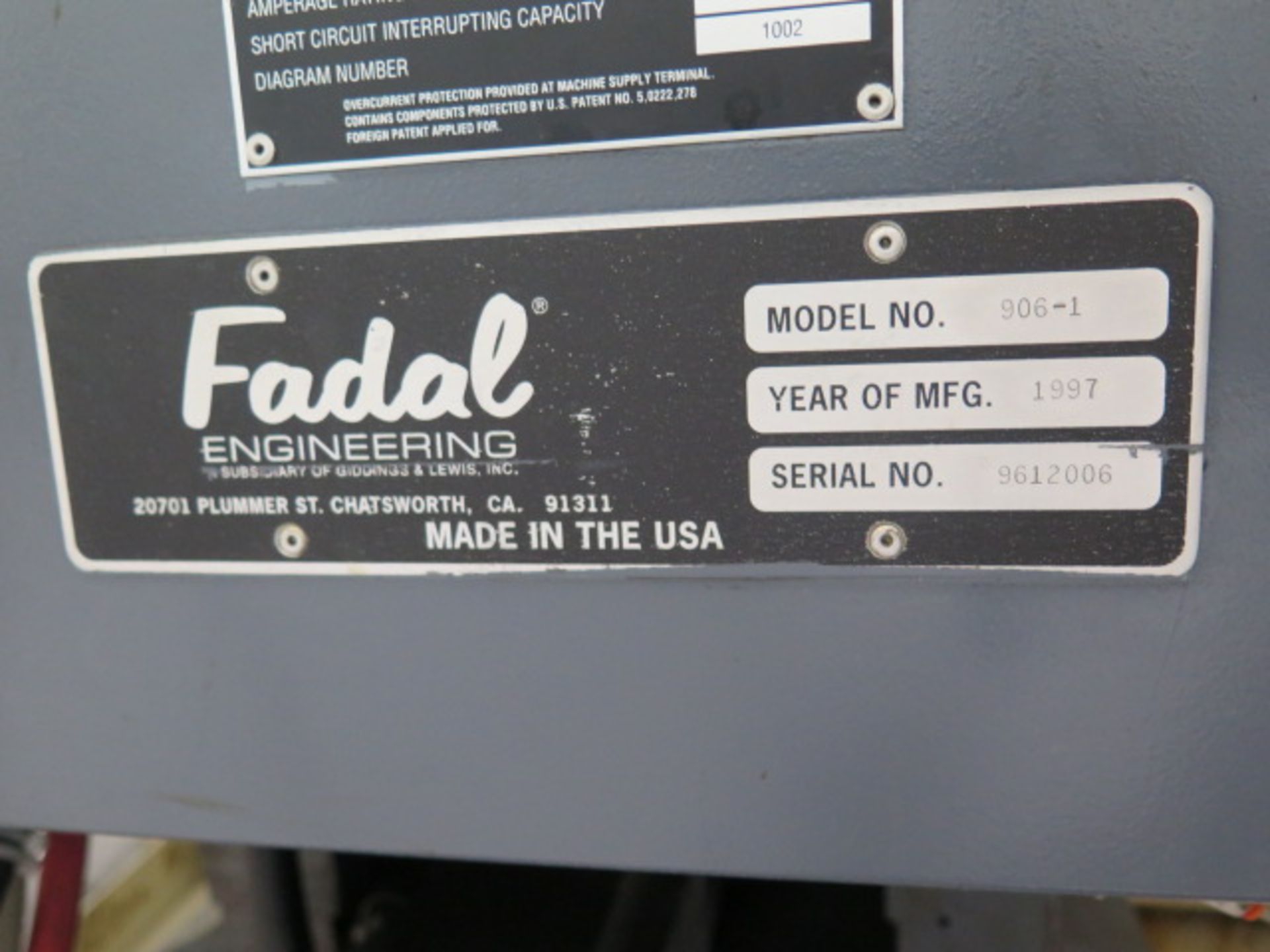 1997 Fadal VMC4020 4-Axis CNC VMC s/n 9612006 w/ Fadal Multi Processor CNC, SOLD AS IS - Image 14 of 14