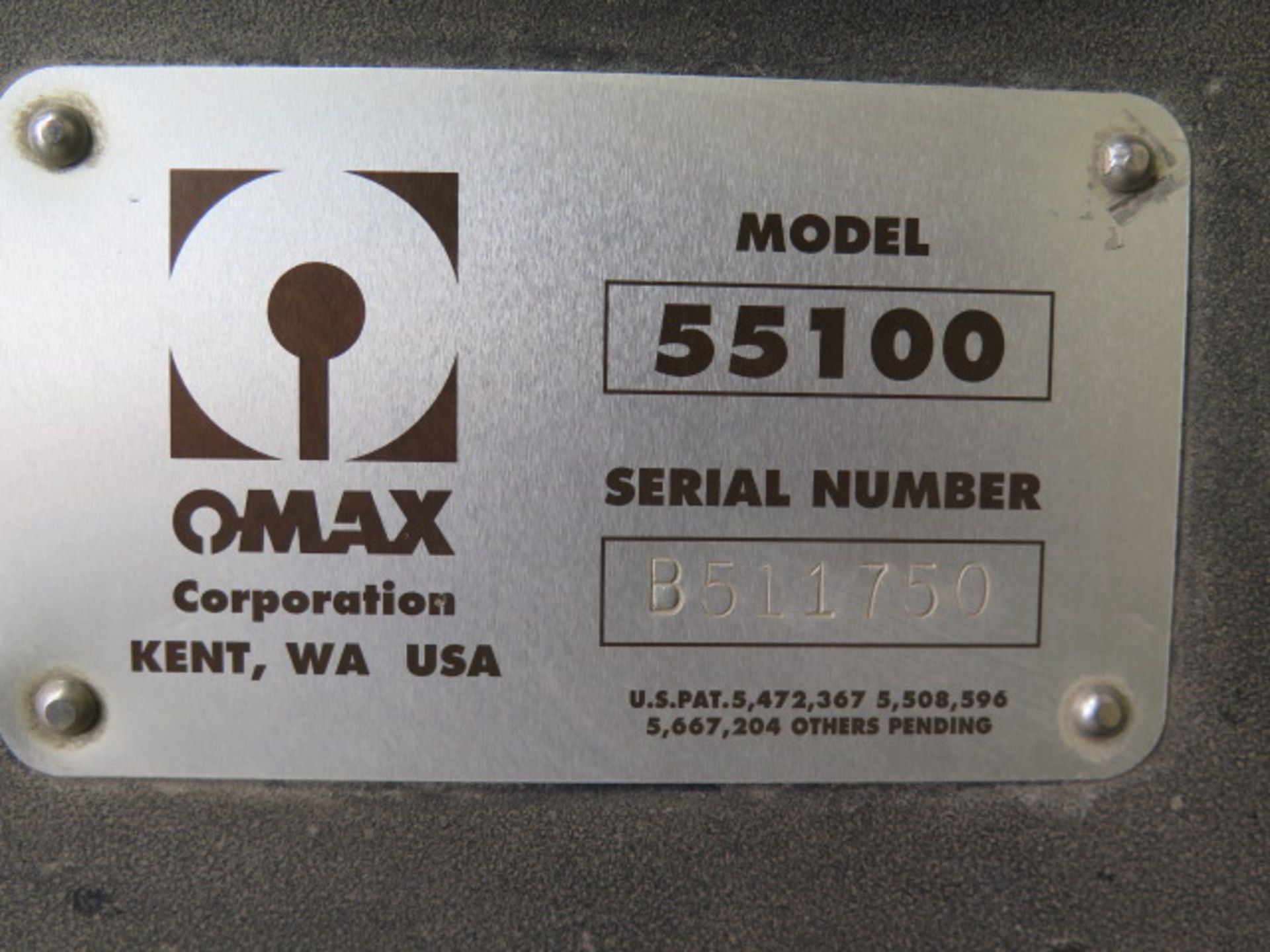 Omax mdl. 55100 5’ x 10’ CNC WaterJet Machine s/n B511750 w/ Omax MAKE Precision Velocity,SOLD AS IS - Image 17 of 24