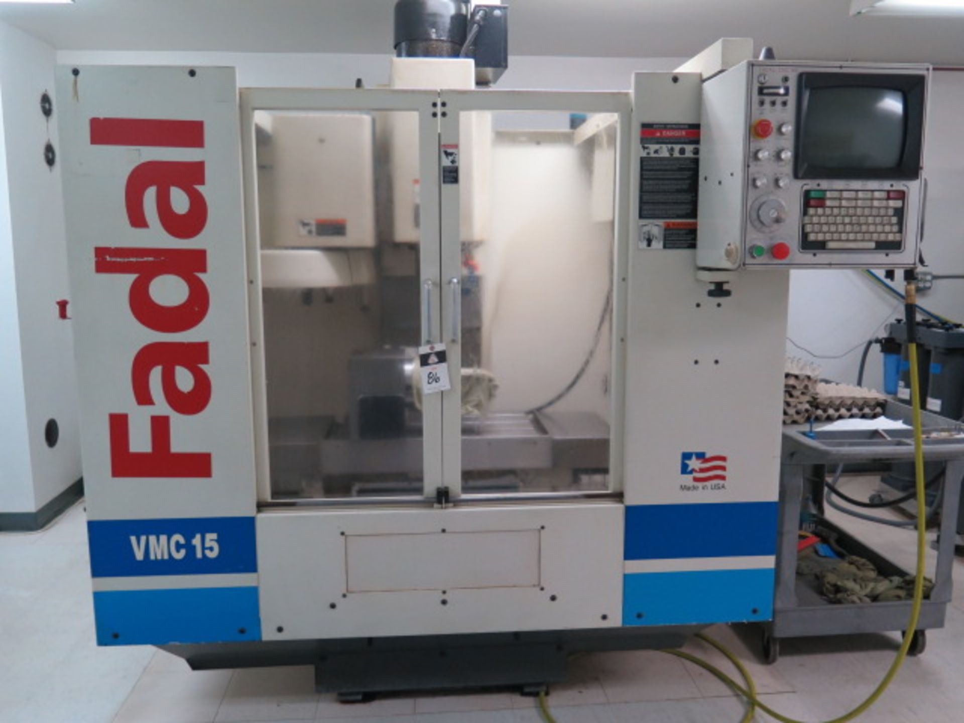 2001 Fadal VMC15 4-Axis CNC VMC s/n 032001082730 w/ Fadal CNC88 Controls, 21-Station ATC, SOLD ASI S