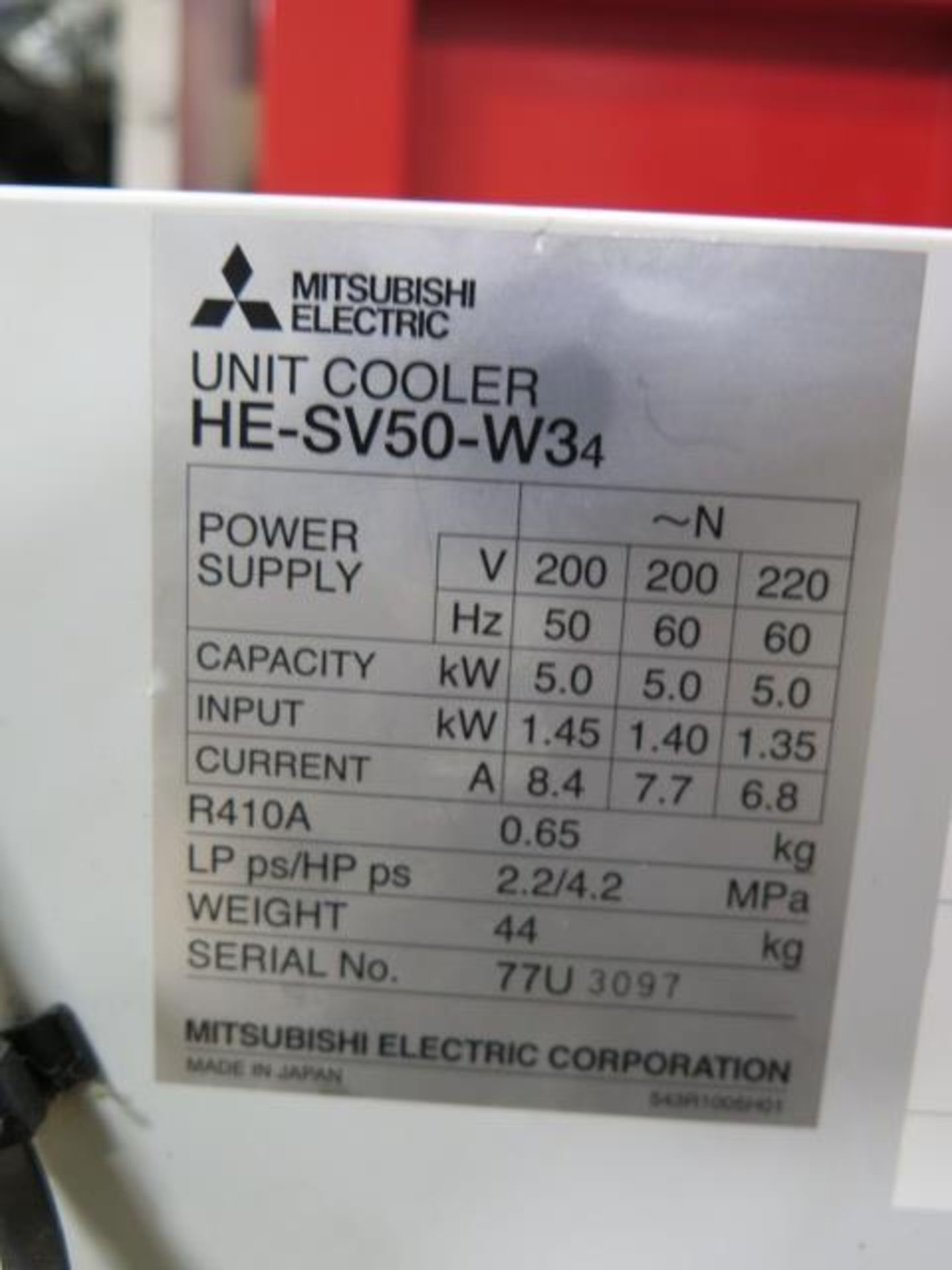 Mitsubishi HE-SV50-W34 Cooling Unit (SOLD AS-IS - NO WARRANTY) - Image 6 of 12