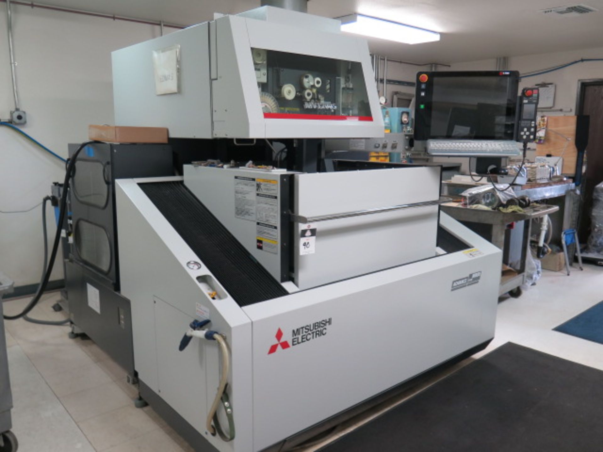 2017 Mitsubishi MV1200S Advance Type M800 CNC Wire EDM s/n D00M0078 w/ Mitsubishi D-Cubes,SOLD AS IS