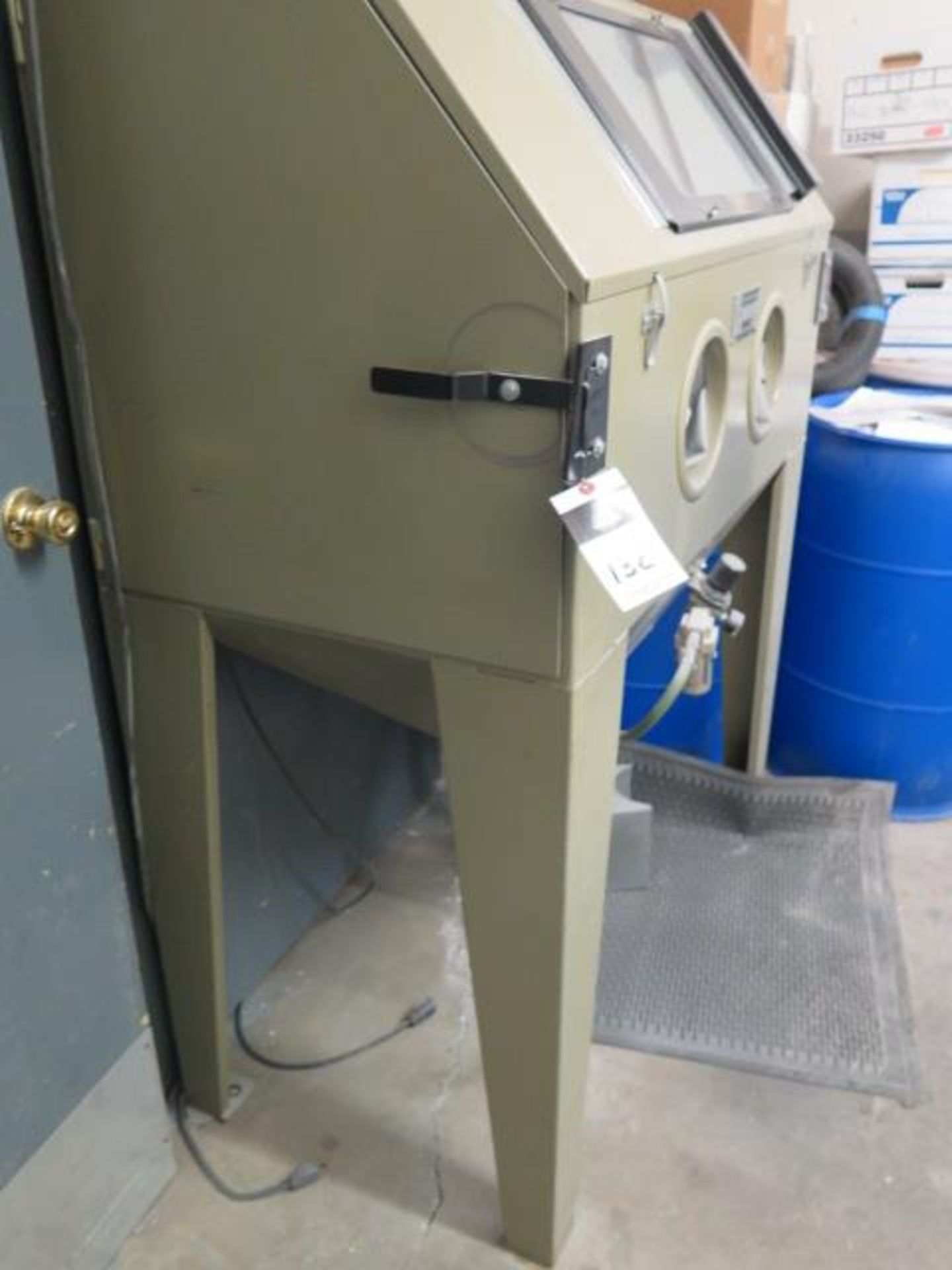 Temple Associates “Grit-Guy” Dry Blast Cabinet w/ Dust Collector (SOLD AS-IS - NO WARRANTY) - Image 4 of 8