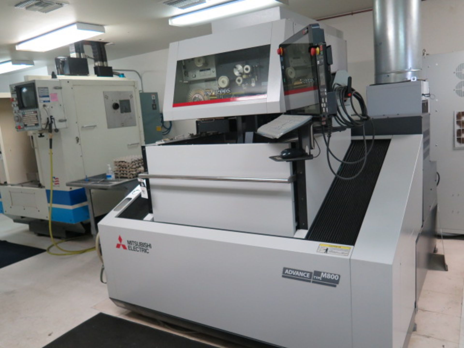 2017 Mitsubishi MV1200S Advance Type M800 CNC Wire EDM s/n D00M0078 w/ Mitsubishi D-Cubes,SOLD AS IS - Image 2 of 22