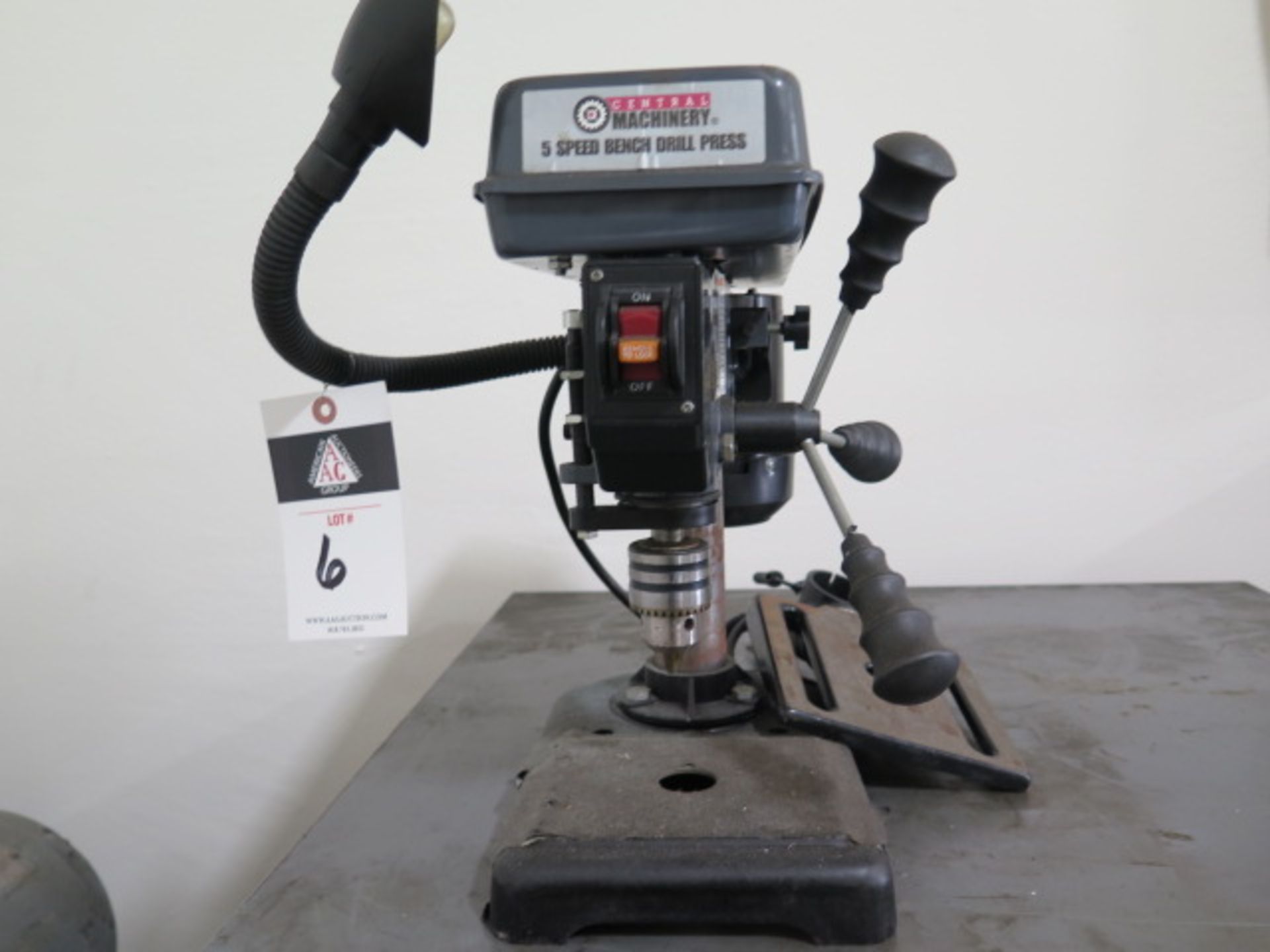 Central Machinery 5-Speed Table Model Drill Press (Second Location) (SOLD AS-IS - NO WARRANTY)