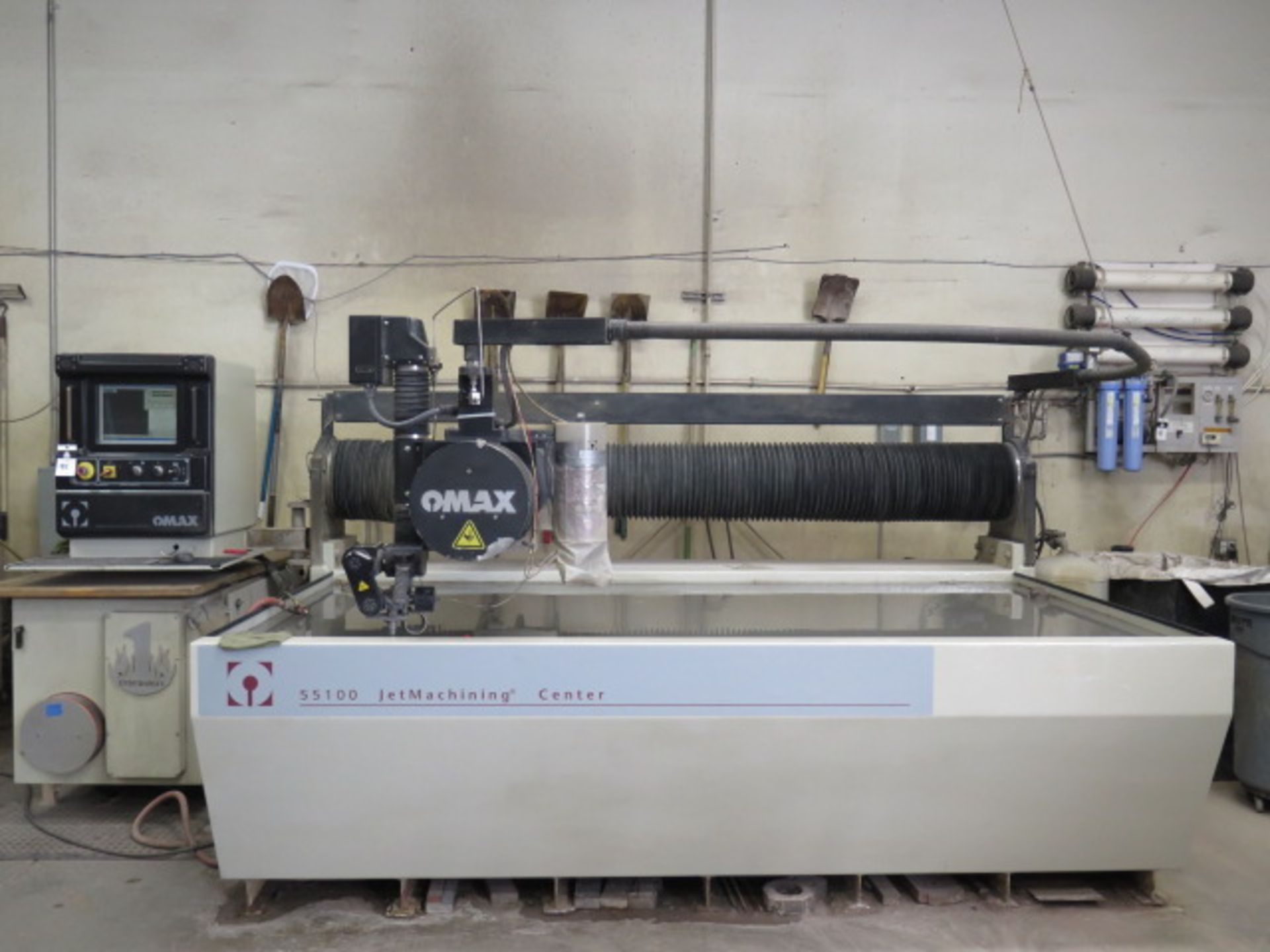 Omax mdl. 55100 5’ x 10’ CNC 5-Axis WaterJet Machine s/n B512060 w/ Omax MAKE Precision, SOLD AS IS