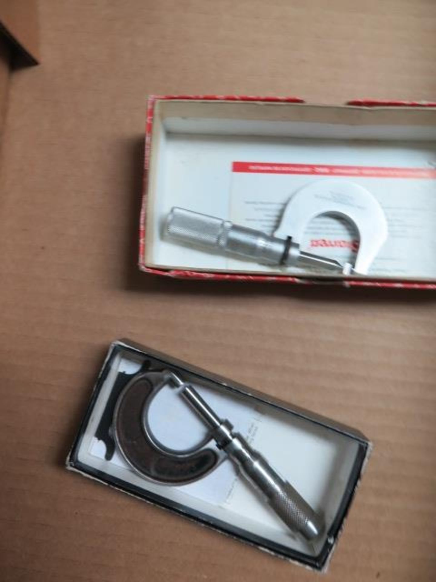 Mitutoyo Digital 0-1" x 6" Deep Throat OD Mic and (2) 0-1" OD Mics (SOLD AS-IS - NO WARRANTY) - Image 4 of 4