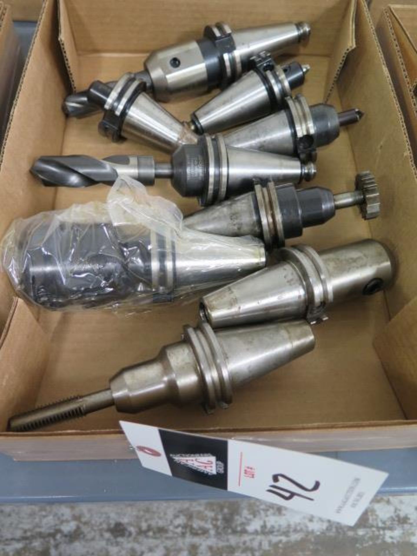 CAT-40 Taper Tooling (9) (Second Location) (SOLD AS-IS - NO WARRANTY)