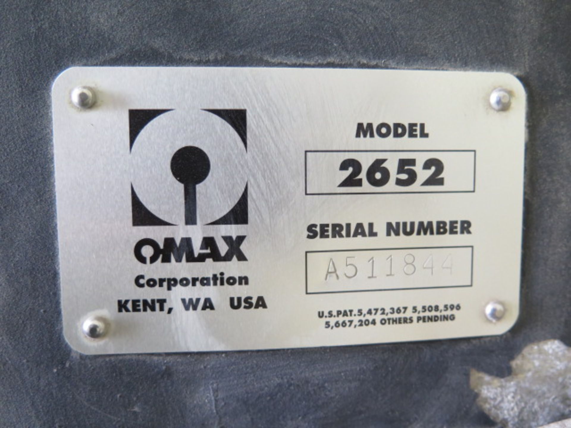 Omax mdl. 2652 2’ x 4’ CNC WaterJet Machine s/n B511824 w/ Omax MAKE Precision Velocity, SOLD AS IS - Image 17 of 17