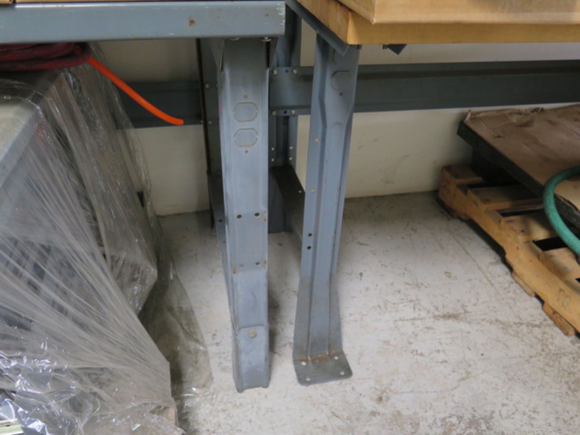 Maple-Top Work Bench and Steel Work Bench (Second Location) (SOLD AS-IS - NO WARRANTY) - Image 3 of 5