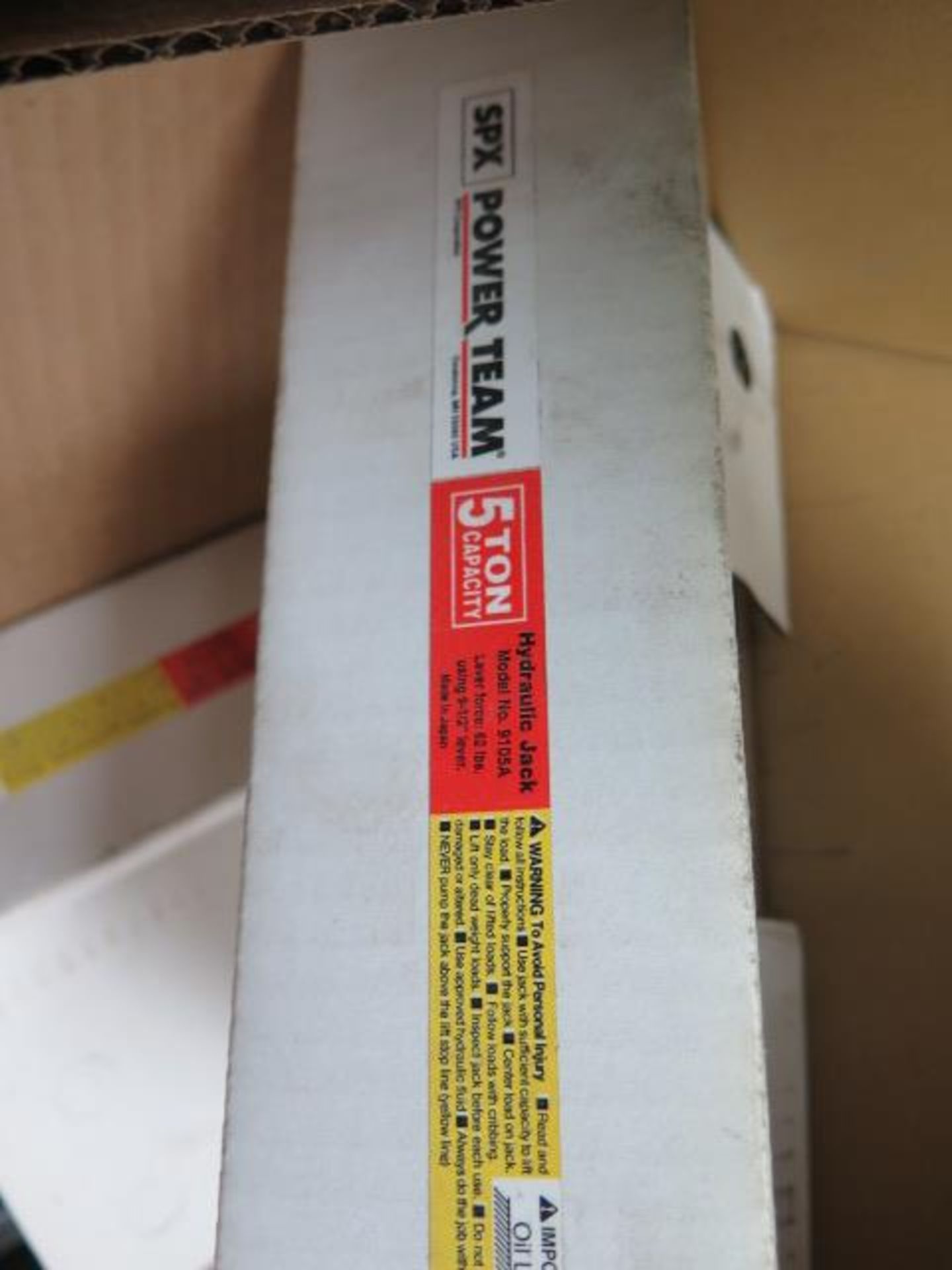 SPX Power Team 5-Ton Hydraulic Jacks (2) (NEW) (SOLD AS-IS - NO WARRANTY) - Image 5 of 5