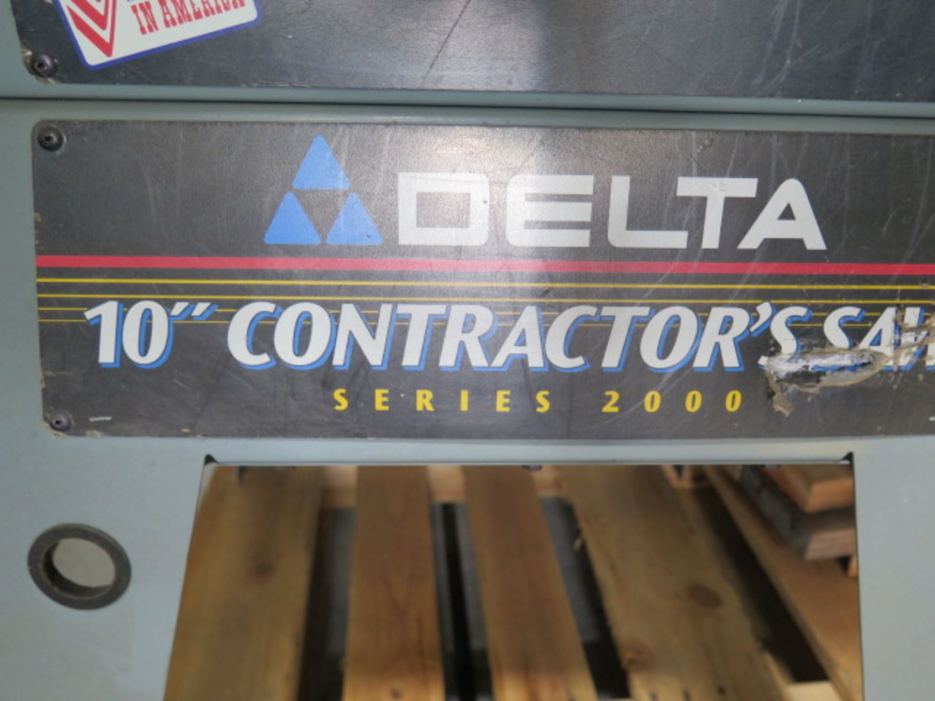 Delta Series 2000 10” Tilting Arbor Table Saw w/ Extended Table, Biesemeyer Fence System (Second - Image 7 of 7