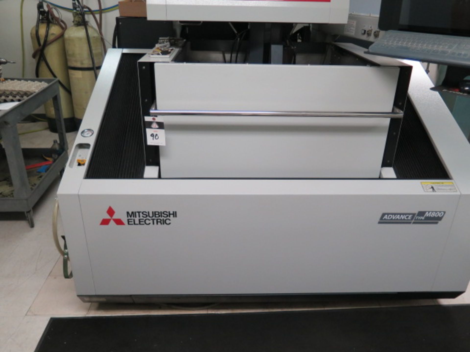 2017 Mitsubishi MV1200S Advance Type M800 CNC Wire EDM s/n D00M0078 w/ Mitsubishi D-Cubes,SOLD AS IS - Image 4 of 22
