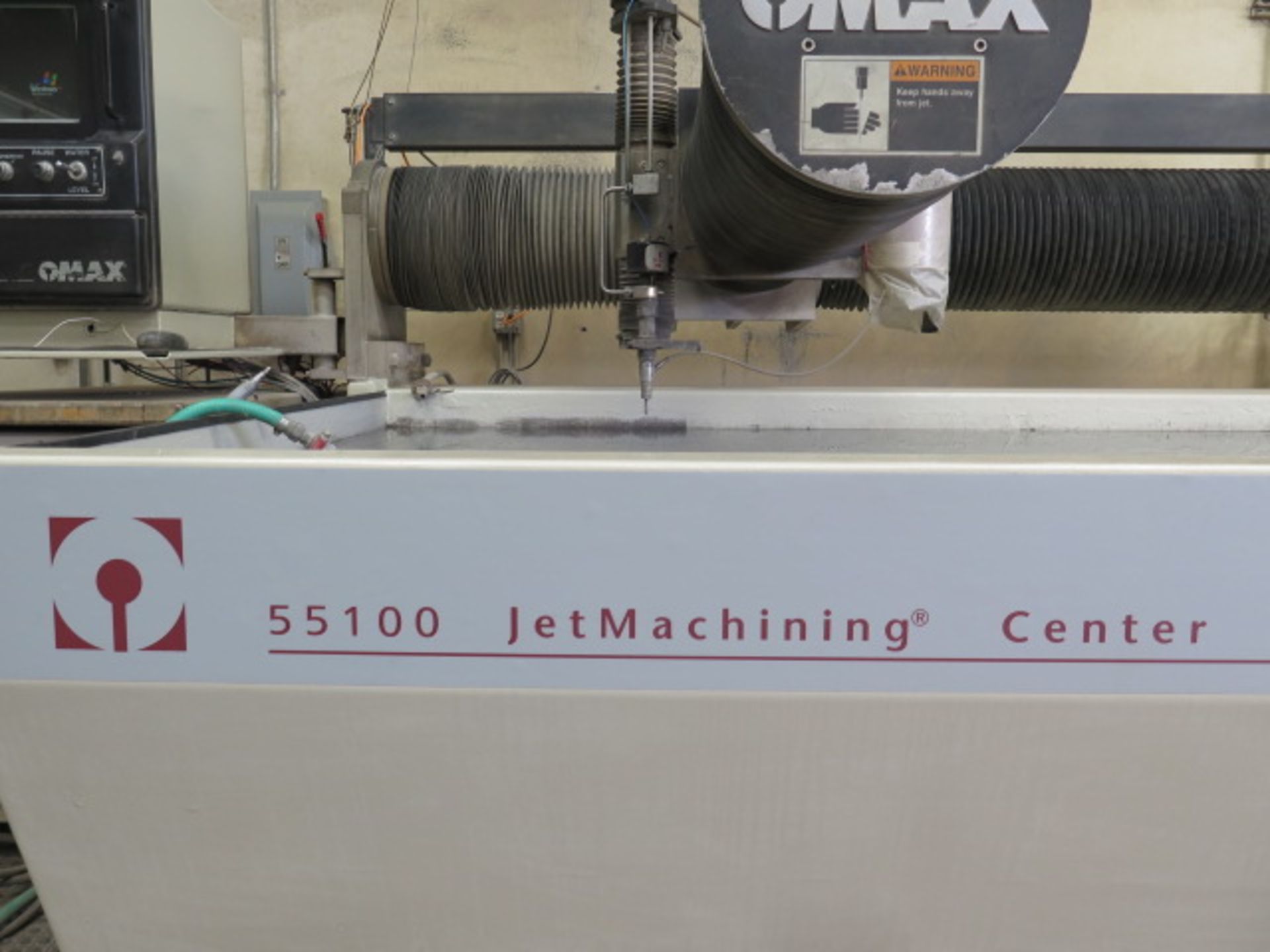 Omax mdl. 55100 5’ x 10’ CNC WaterJet Machine s/n B511750 w/ Omax MAKE Precision Velocity,SOLD AS IS - Image 16 of 24