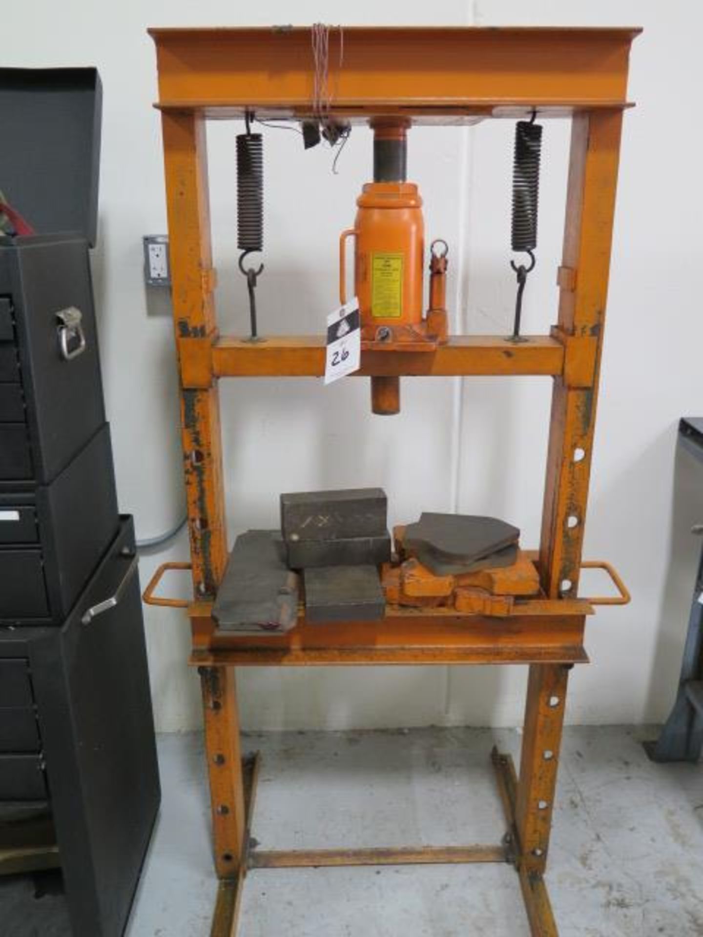 Central Hydraulics 20 Ton Hydraulic H-Frame Press (Second Location) (SOLD AS-IS - NO WARRANTY)