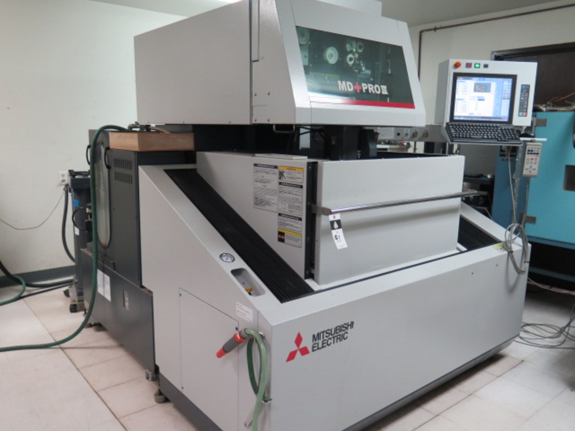 2014 Mitsubishi MD+ PRO III mdl. MV1200S CNC Wire EDM s/n 54D1M091 w/ Mitsubishi M700, SOLD AS IS