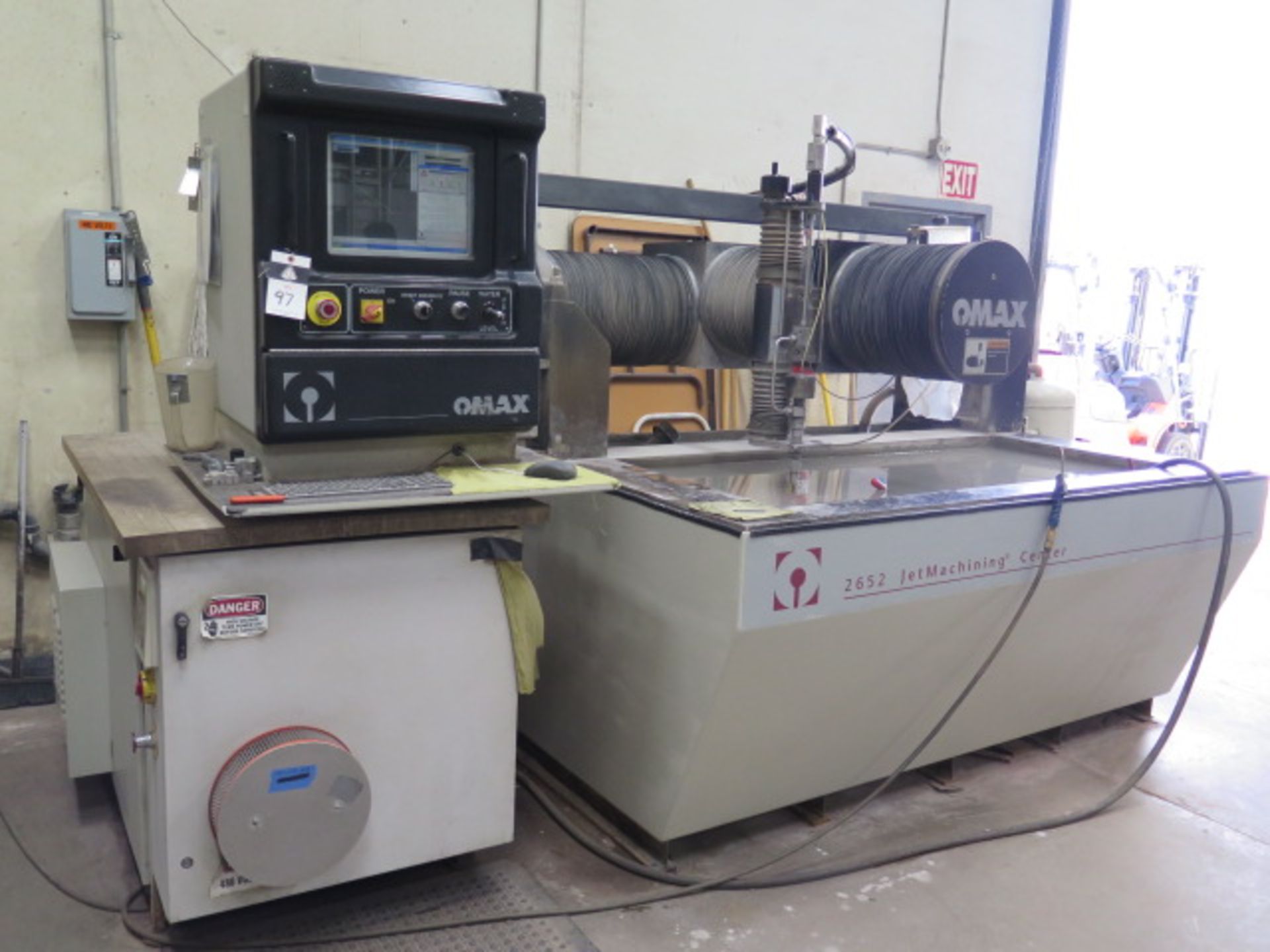 Omax mdl. 2652 2’ x 4’ CNC WaterJet Machine s/n B511824 w/ Omax MAKE Precision Velocity, SOLD AS IS - Image 3 of 17