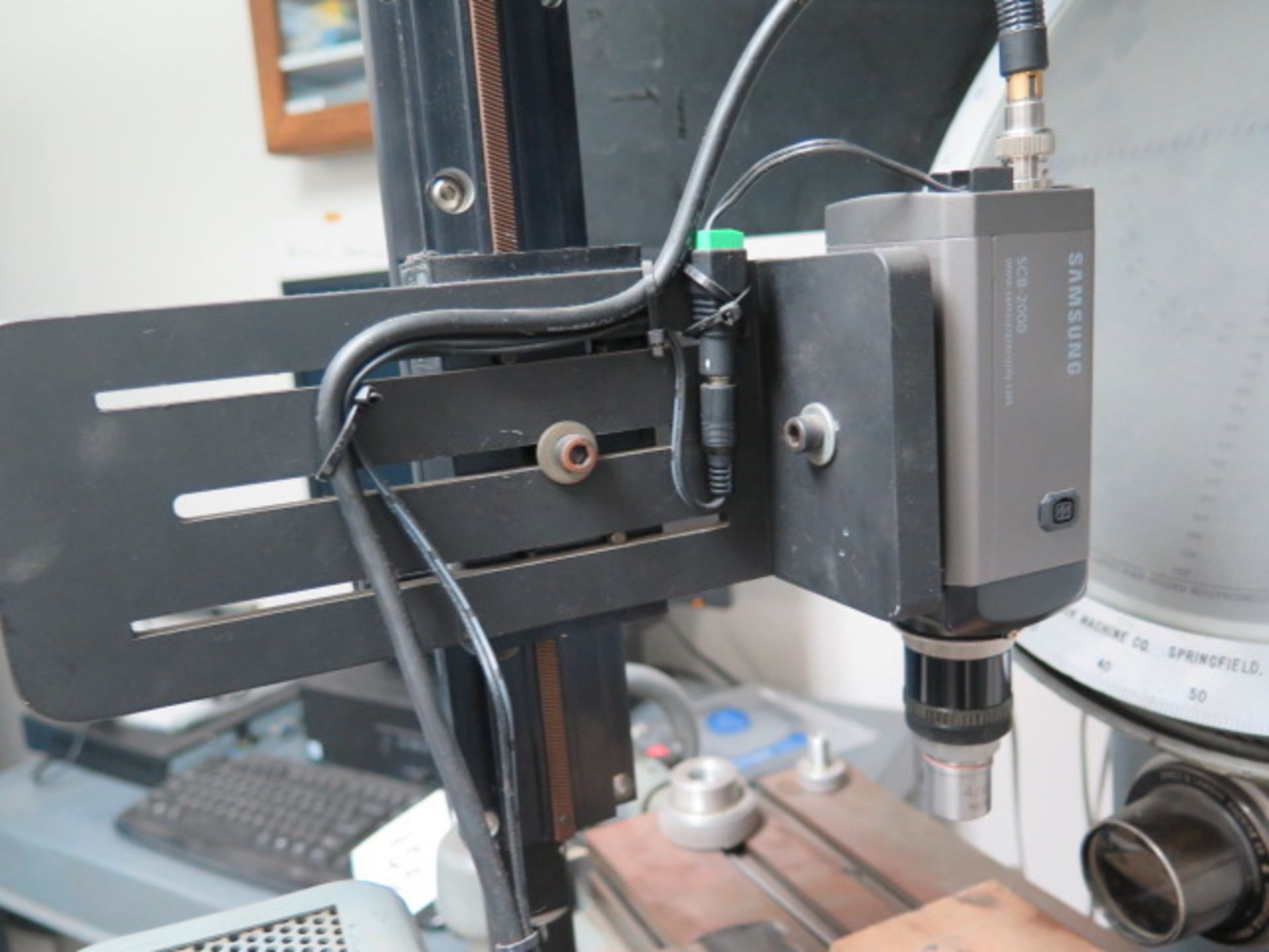 Jones & Lamson PC-14 14” Optical Comparator w/ Video Measuring System, Newall C80 DRO, SOLD AS IS - Image 5 of 11