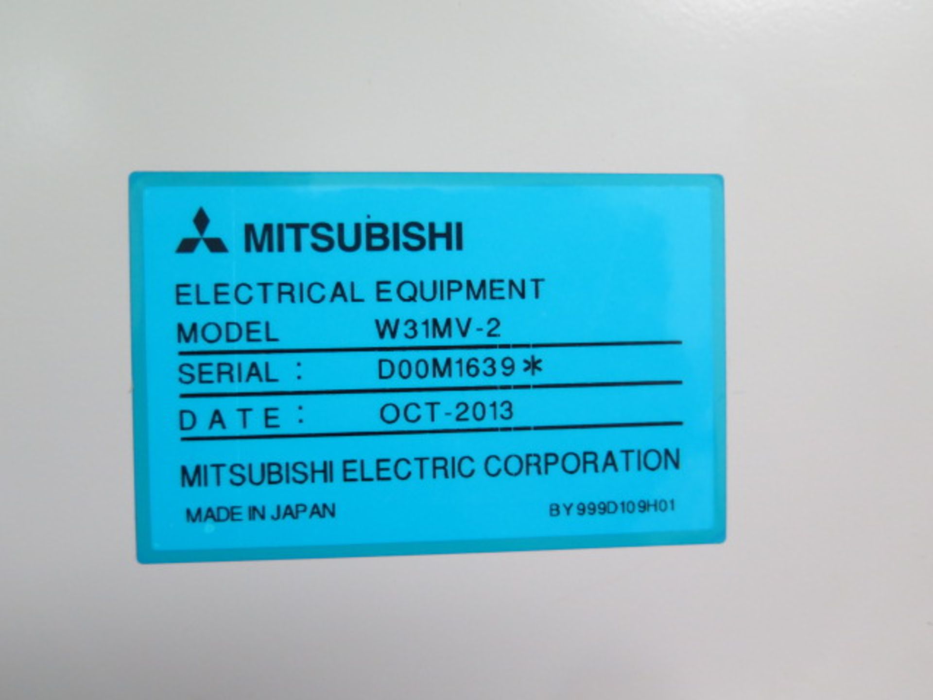 2013 Mitsubishi MD+ PRO III mdl. MV1200S CNC Wire EDM s/n 53DM1687 w/ Mitsubishi M700, SOLD AS IS - Image 23 of 23