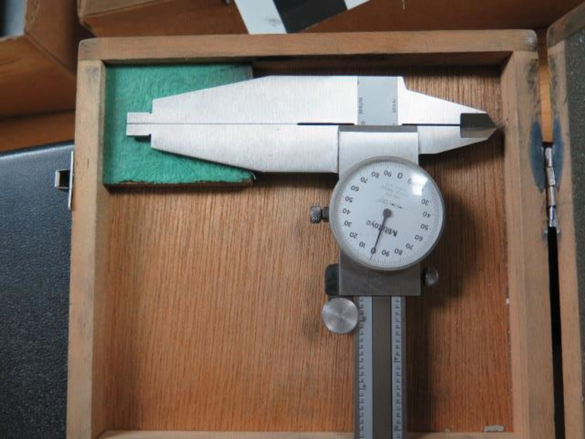 Mitutoyo and Import 12" Dial Calipers (2)and (2) Mitutoyo Vernier Calipers (SOLD AS-IS - NO WARRANT - Image 3 of 6