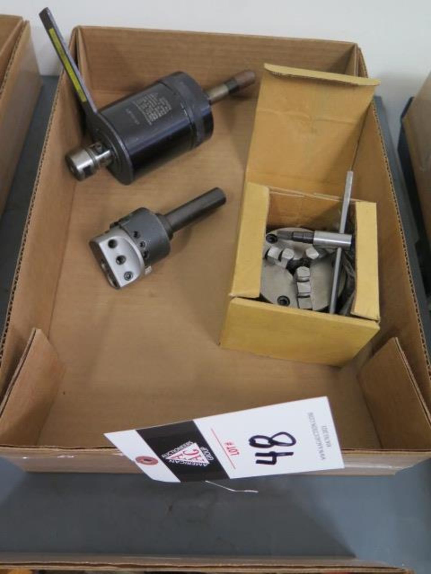 Tapmatic Rx50 Tapping Head, Boring Head and 3" 3-Jaw Chuck (Second Location) (SOLD AS-IS - NO