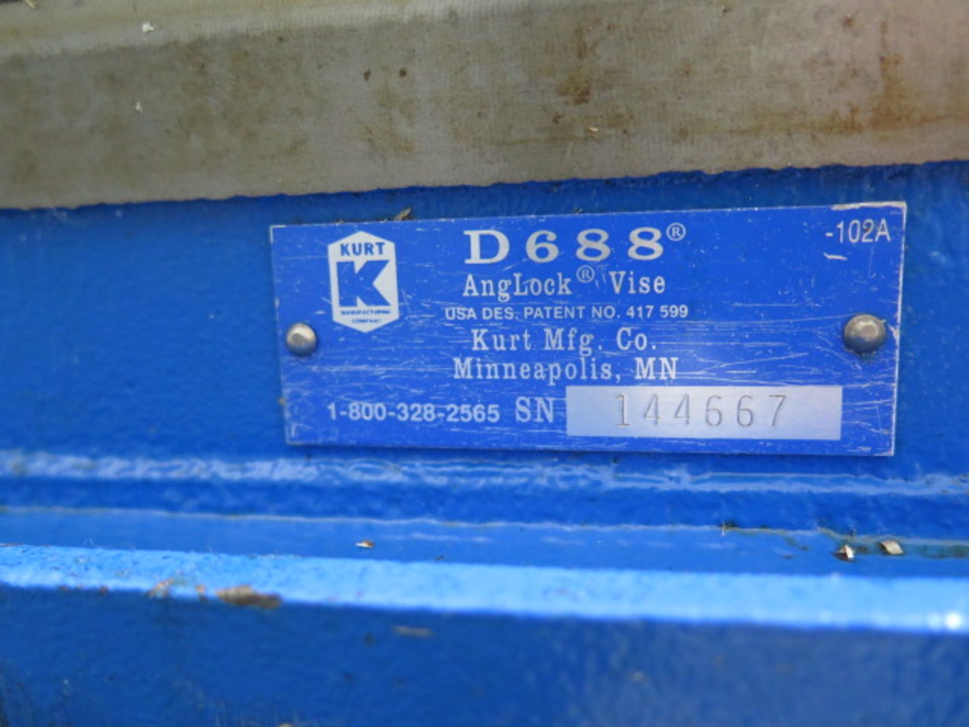 Kurt D688 6” Angle-Lock Vise (Second Location) (SOLD AS-IS - NO WARRANTY) - Image 4 of 4