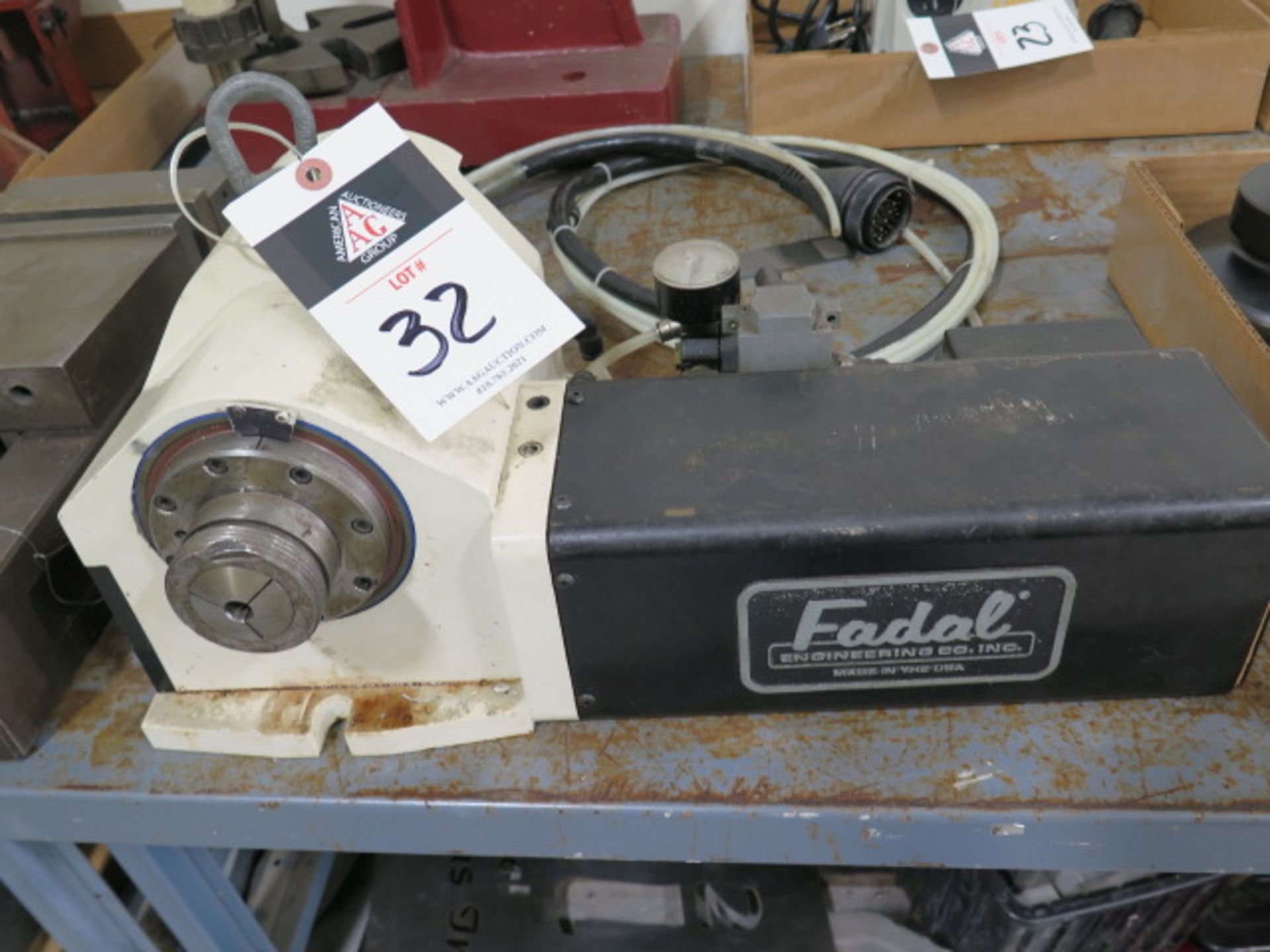 Fadal VH5C 4th Axis 5C Rotary Head (Second Location) (SOLD AS-IS - NO WARRANTY)