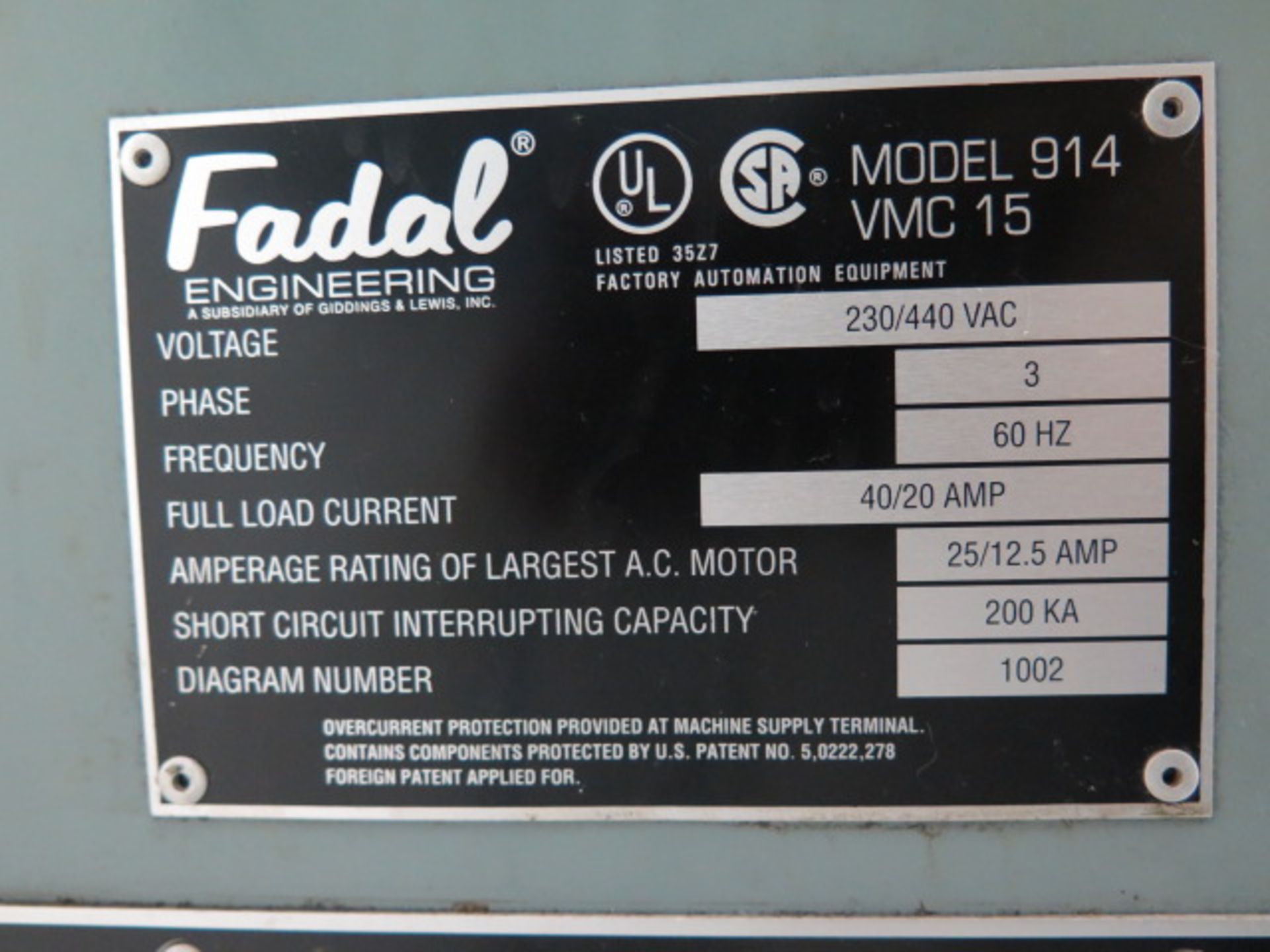 2001 Fadal VMC15 4-Axis CNC VMC s/n 032001082730 w/ Fadal CNC88 Controls, 21-Station ATC, SOLD ASI S - Image 13 of 14