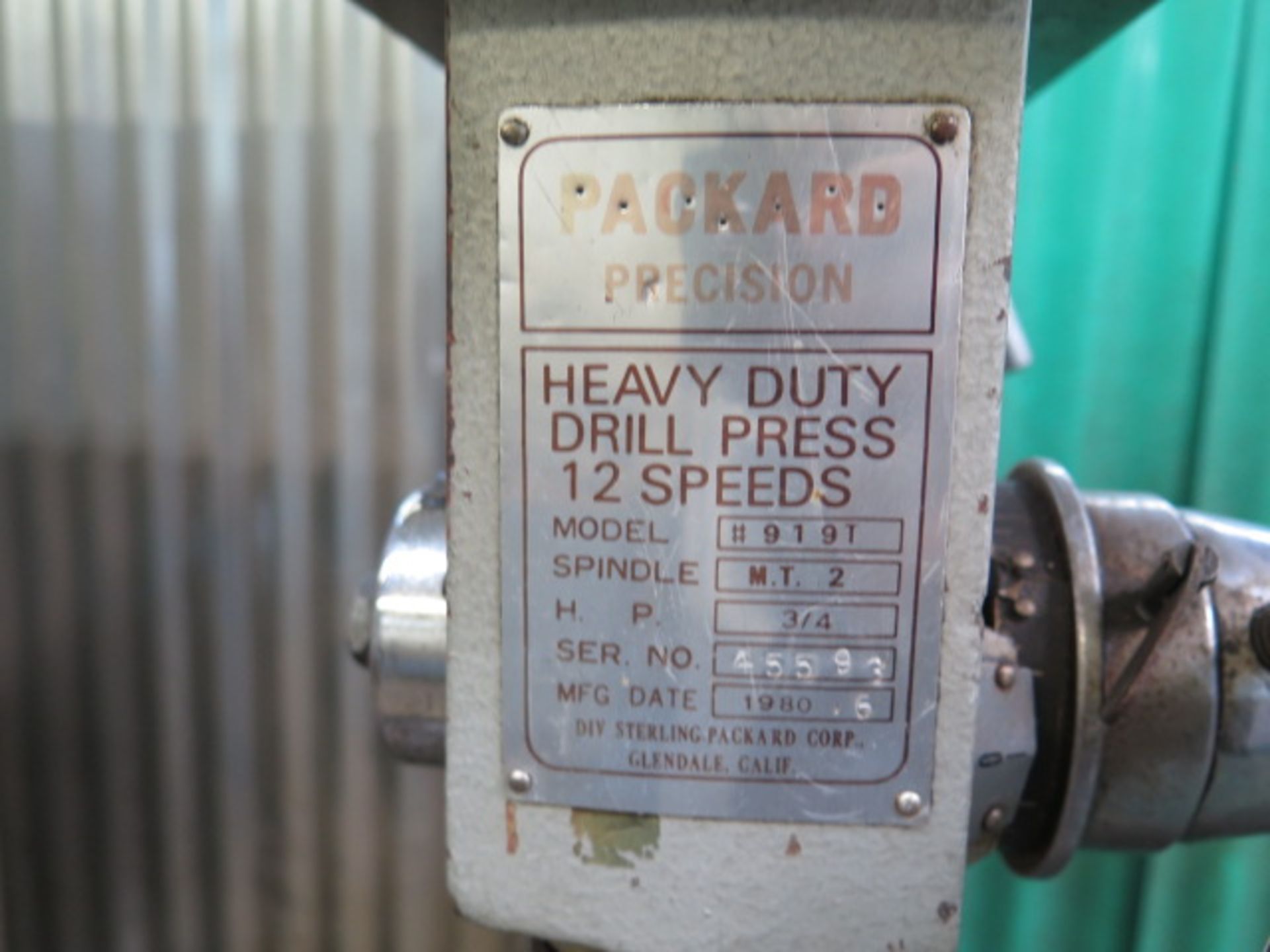 Packard 12-Speed Pedestal Drill Press (SOLD AS-IS - NO WARRANTY) - Image 5 of 5