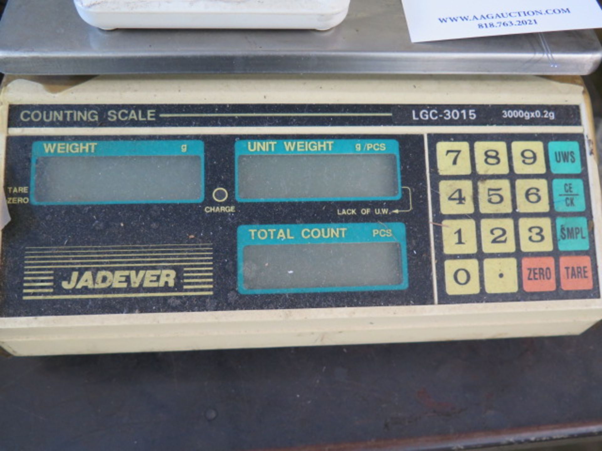 Jadever LGC-3015 3000g Digital Counting Scale and Taylor Digital Scale (SOLD AS-IS - NO WARRANTY) - Image 3 of 3