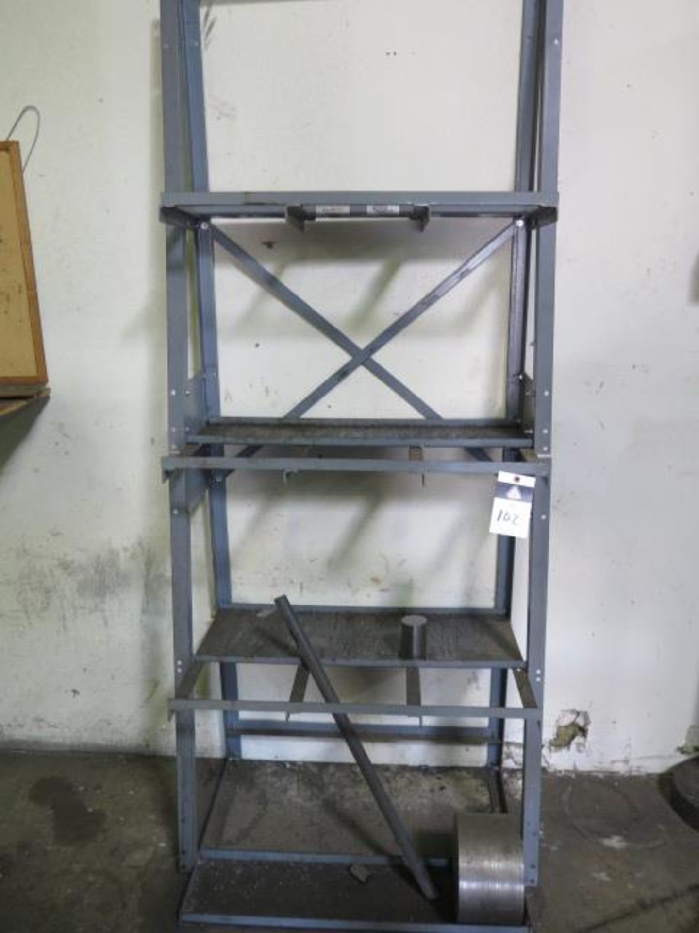 Vertical Material Storage Rack (SOLD AS-IS - NO WARRANTY)