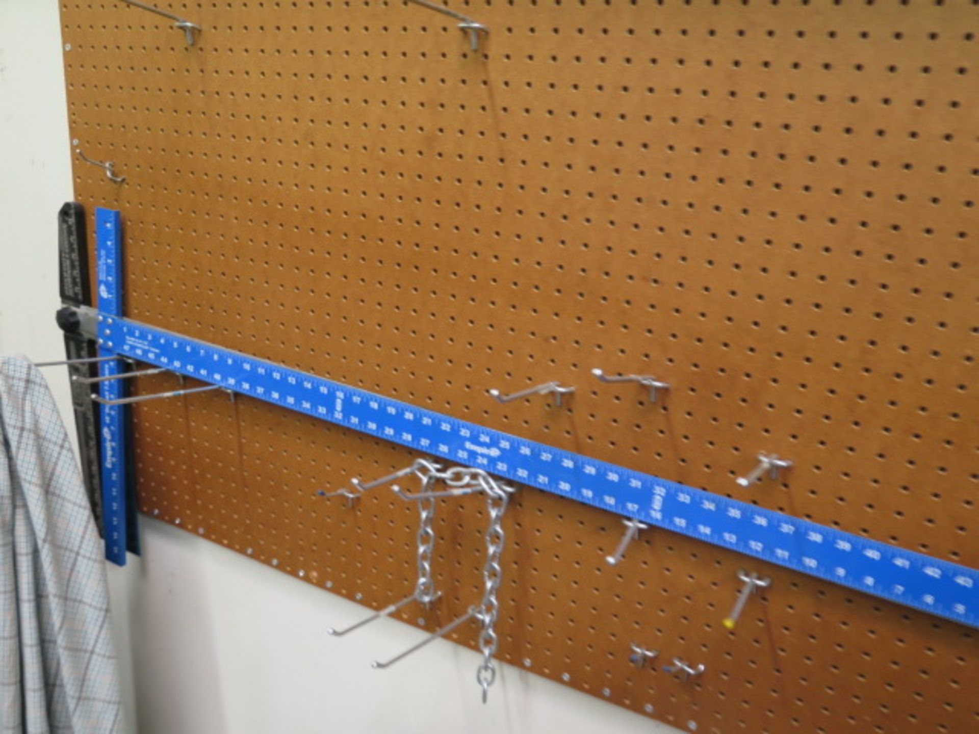 Bar Clamps, Squares, Welding Curtain and Stool (SOLD AS-IS - NO WARRANTY) - Image 3 of 6